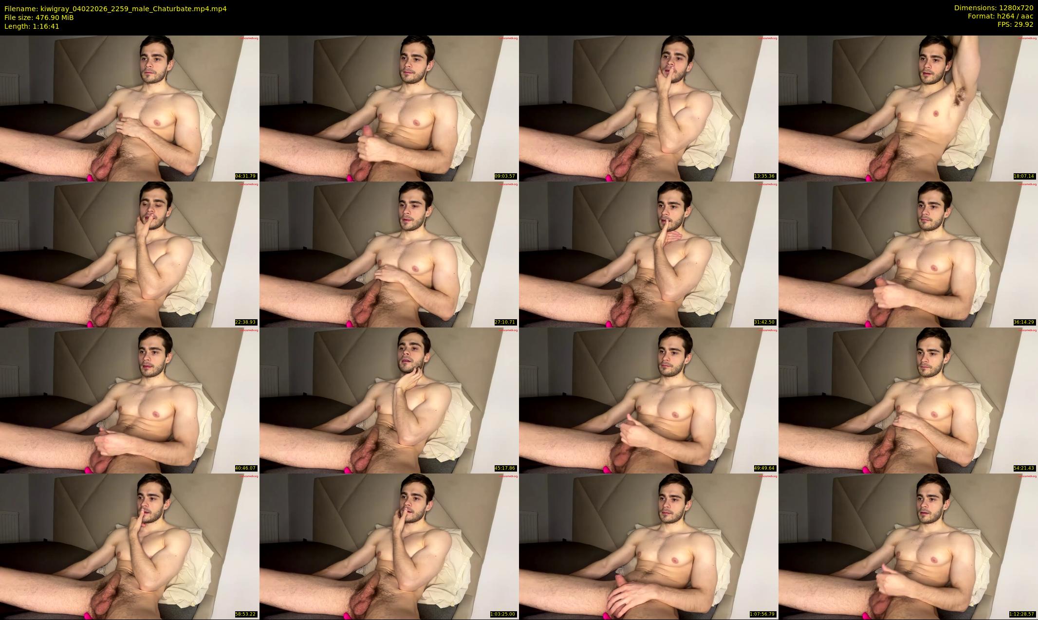 kiwigray — 77 minute Chaturbate male cam show recording, 720p, Feb 4, 2026