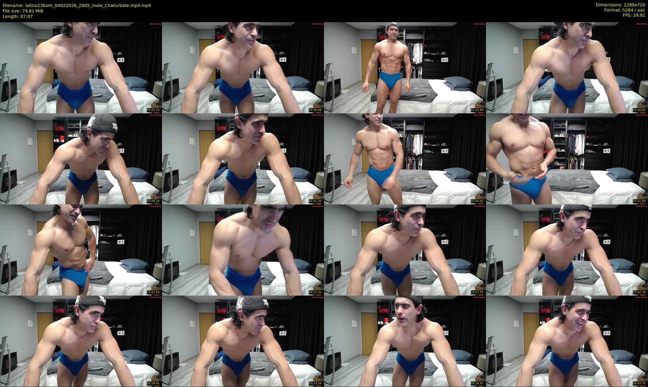 latino23bom — 8 minute Chaturbate male cam show recording, 720p, Feb 4, 2026