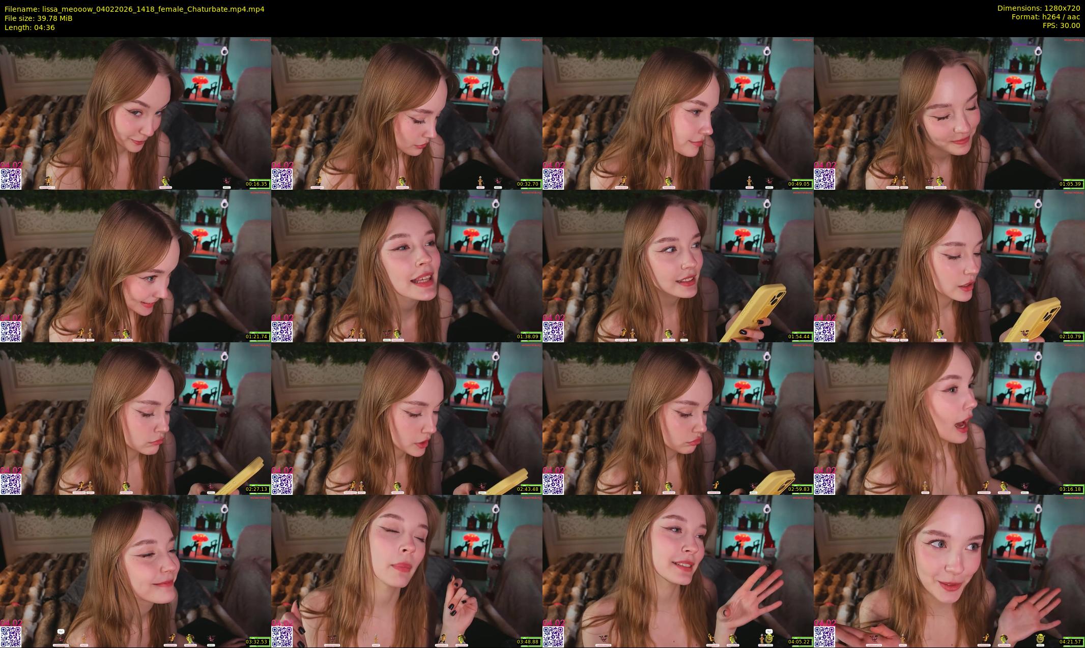 lissa_meooow — 5 minute Chaturbate female cam show recording, 720p, Feb 4, 2026