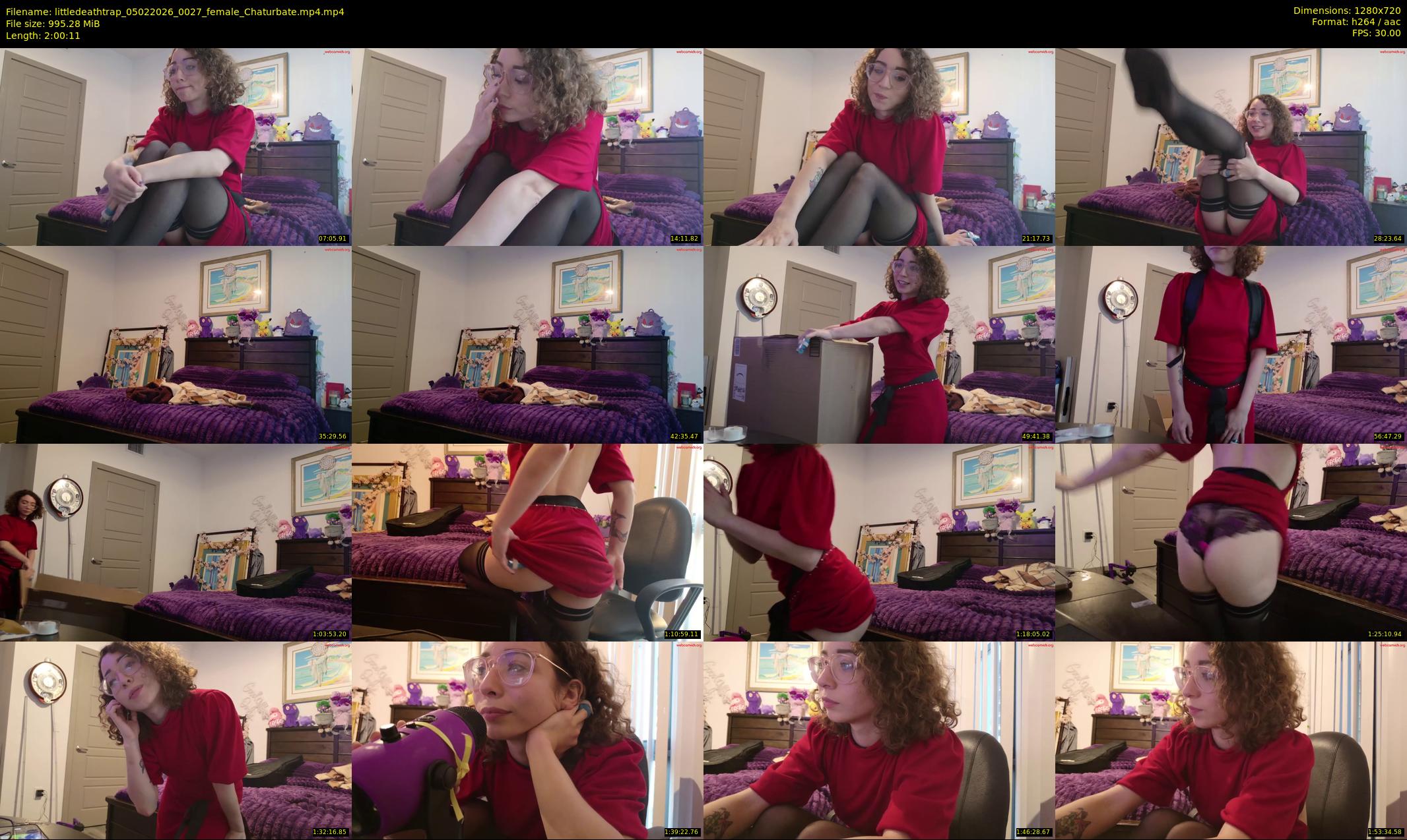 littledeathtrap — 121 minute Chaturbate female cam show recording, 720p, Feb 5, 2026