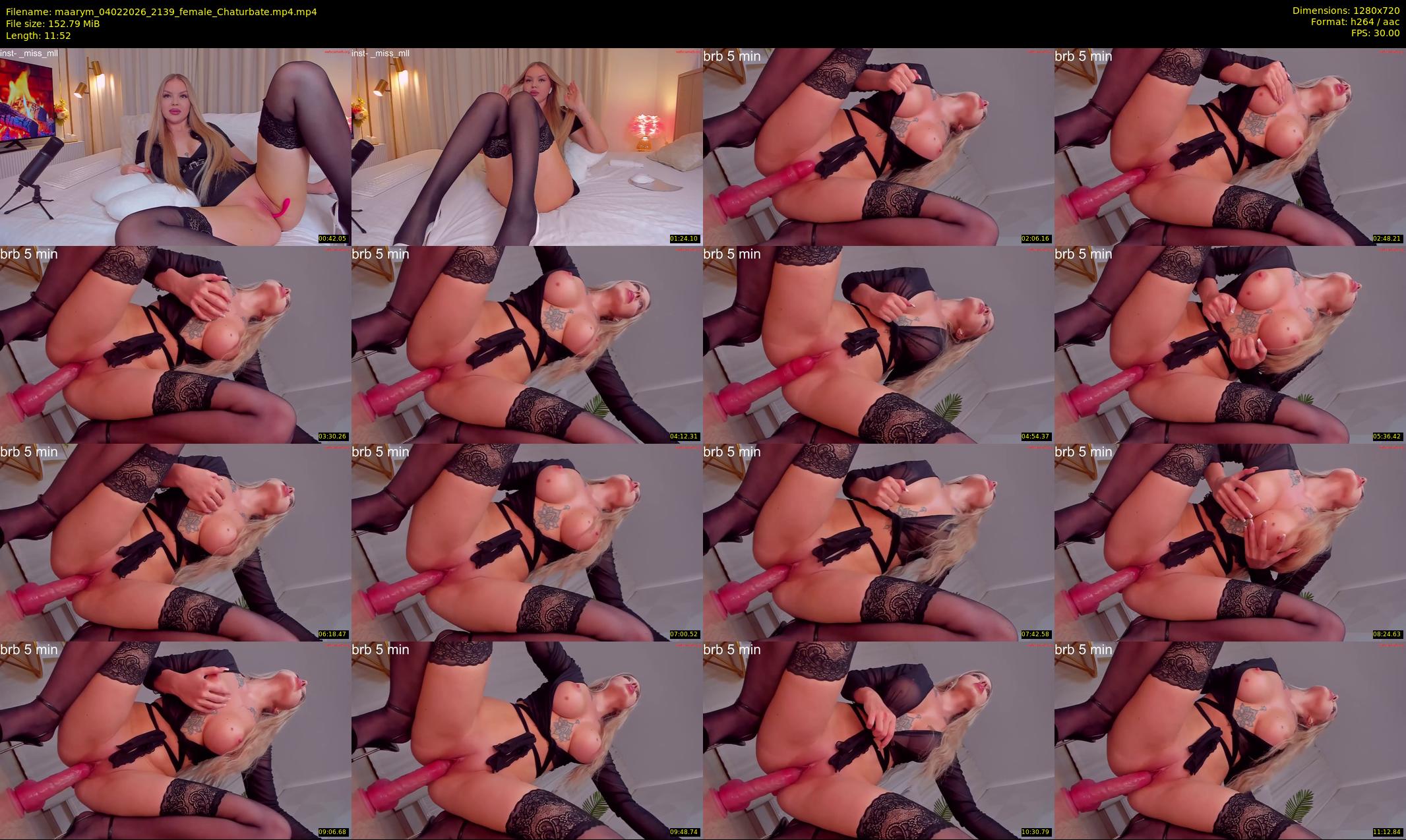 maarym — 12 minute Chaturbate couple cam show recording, 720p, Feb 4, 2026