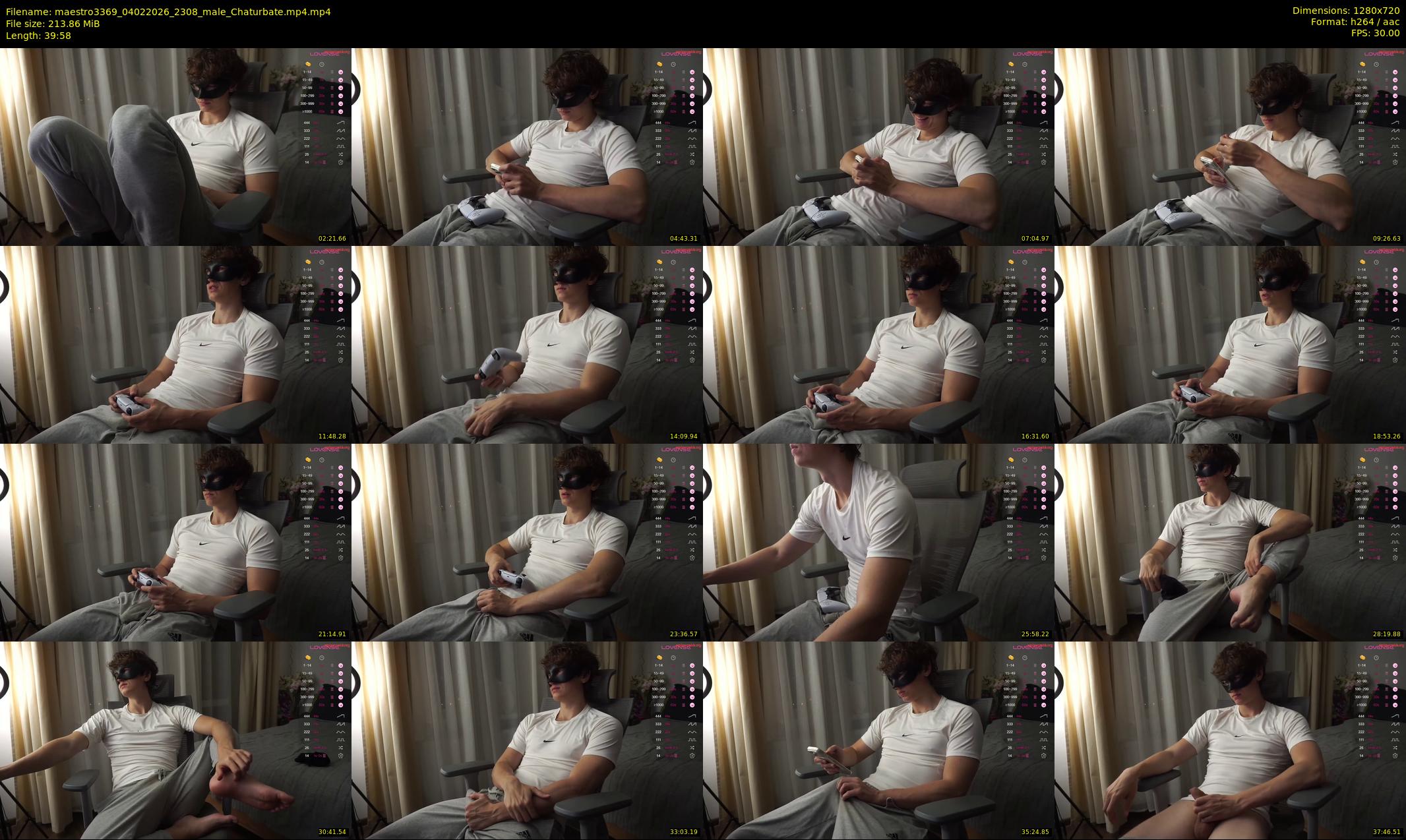 maestro3369 — 40 minute Chaturbate male cam show recording, 720p, Feb 4, 2026