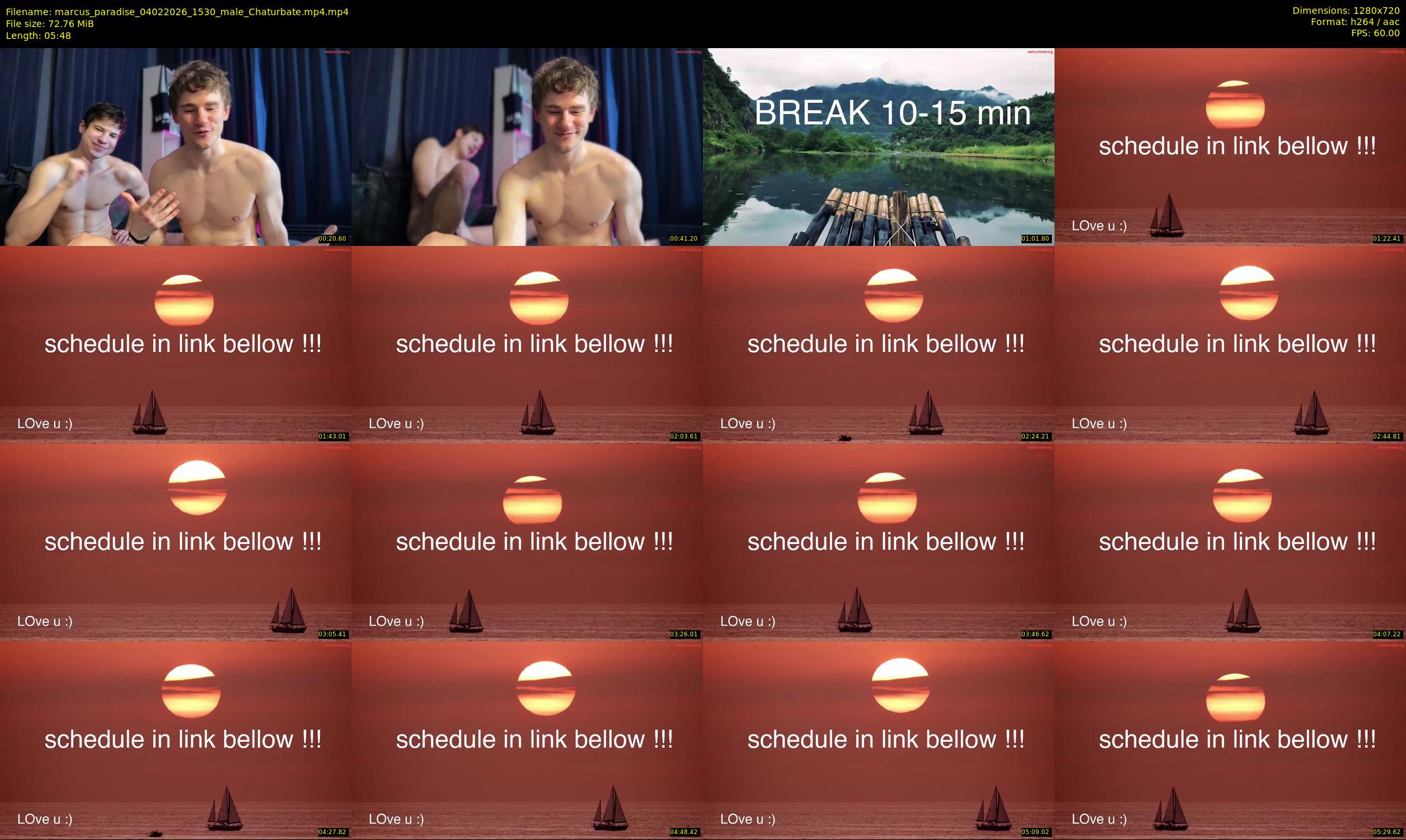marcus_paradise — 6 minute Chaturbate male cam show recording, 720p, Feb 4, 2026