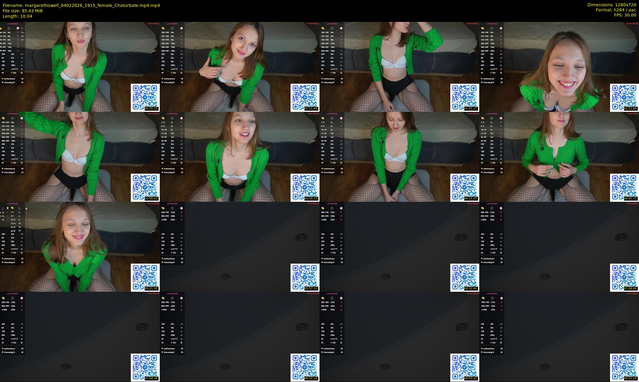 margarethowell — 11 minute Chaturbate female cam show recording, 720p, Feb 4, 2026