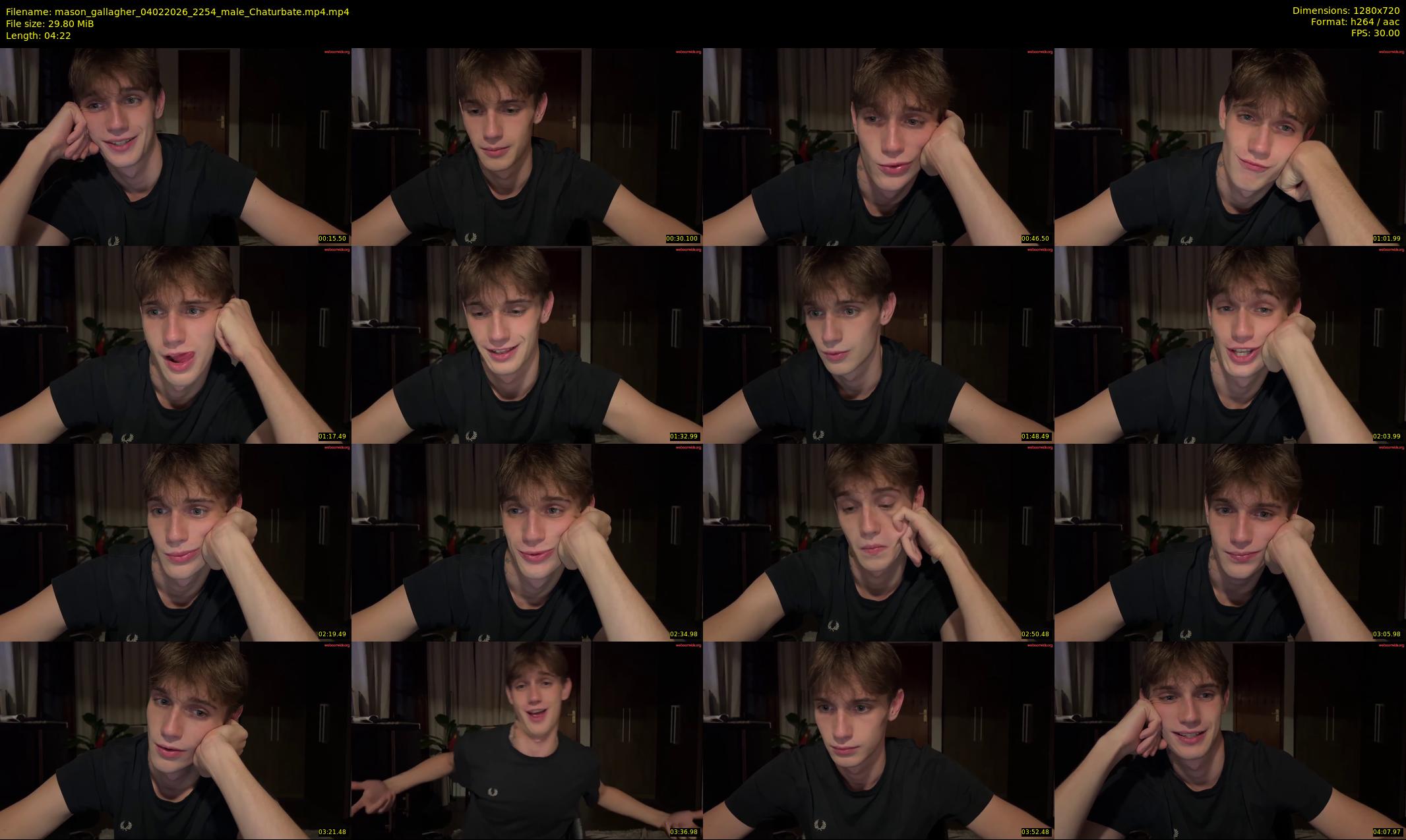 mason_gallagher — 5 minute Chaturbate male cam show recording, 720p, Feb 4, 2026