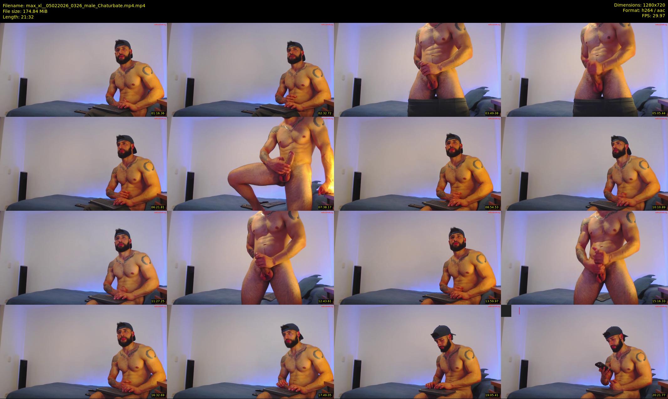 max_xl_ — 22 minute Chaturbate male cam show recording, 720p, Feb 5, 2026