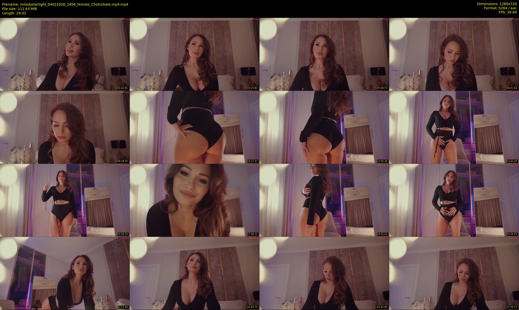 miladystarlight — 30 minute Chaturbate female cam show recording, 720p, Feb 4, 2026