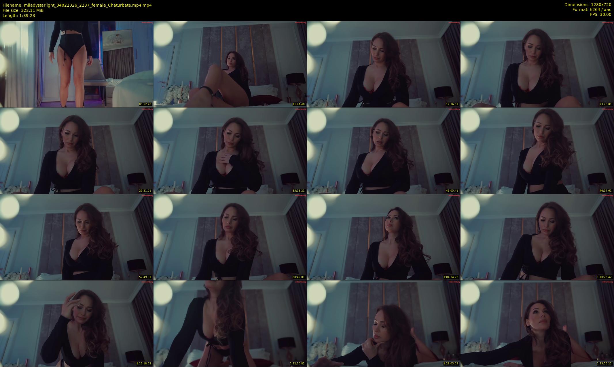 miladystarlight — 100 minute Chaturbate female cam show recording, 720p, Feb 4, 2026