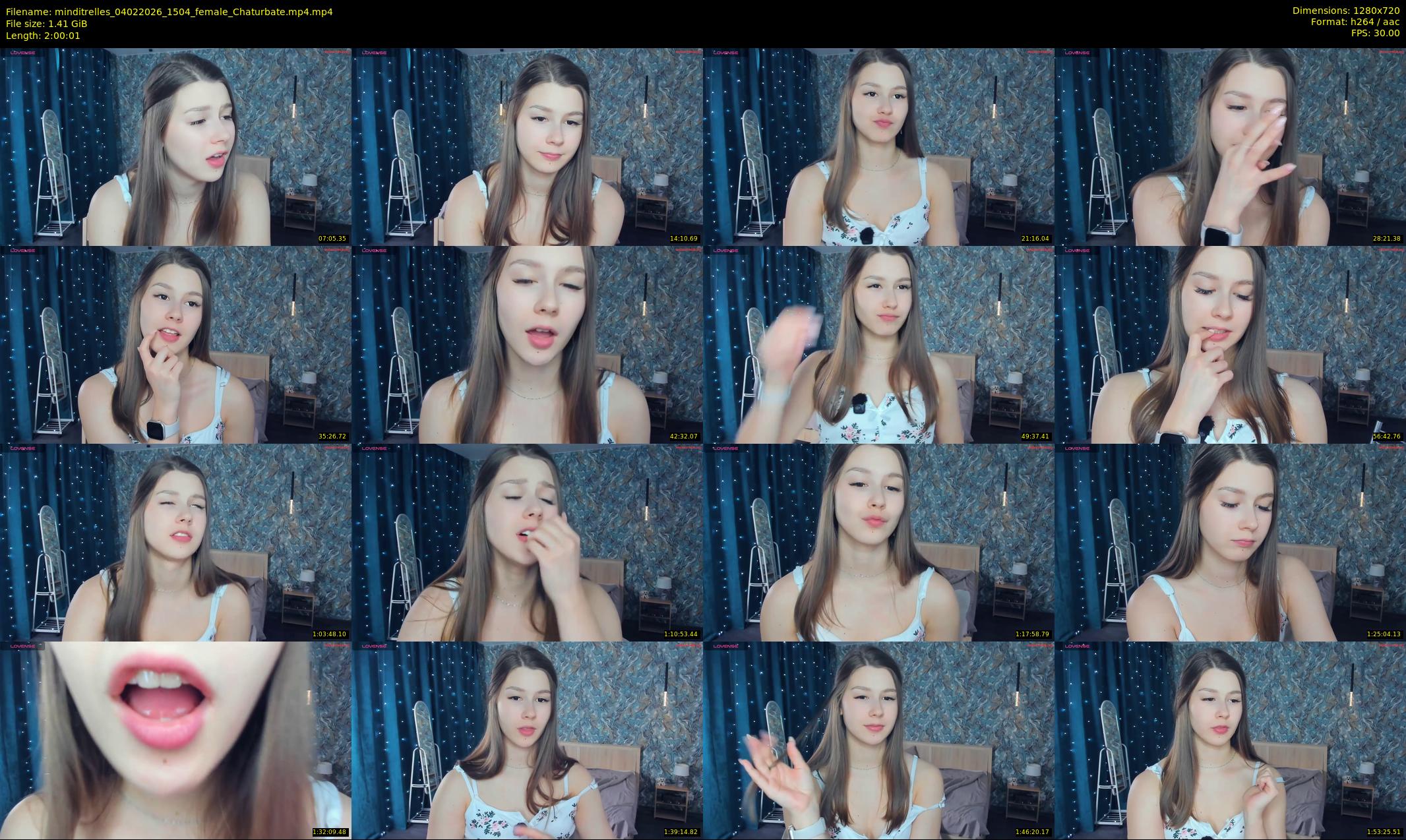 minditrelles — 121 minute Chaturbate female cam show recording, 720p, Feb 4, 2026