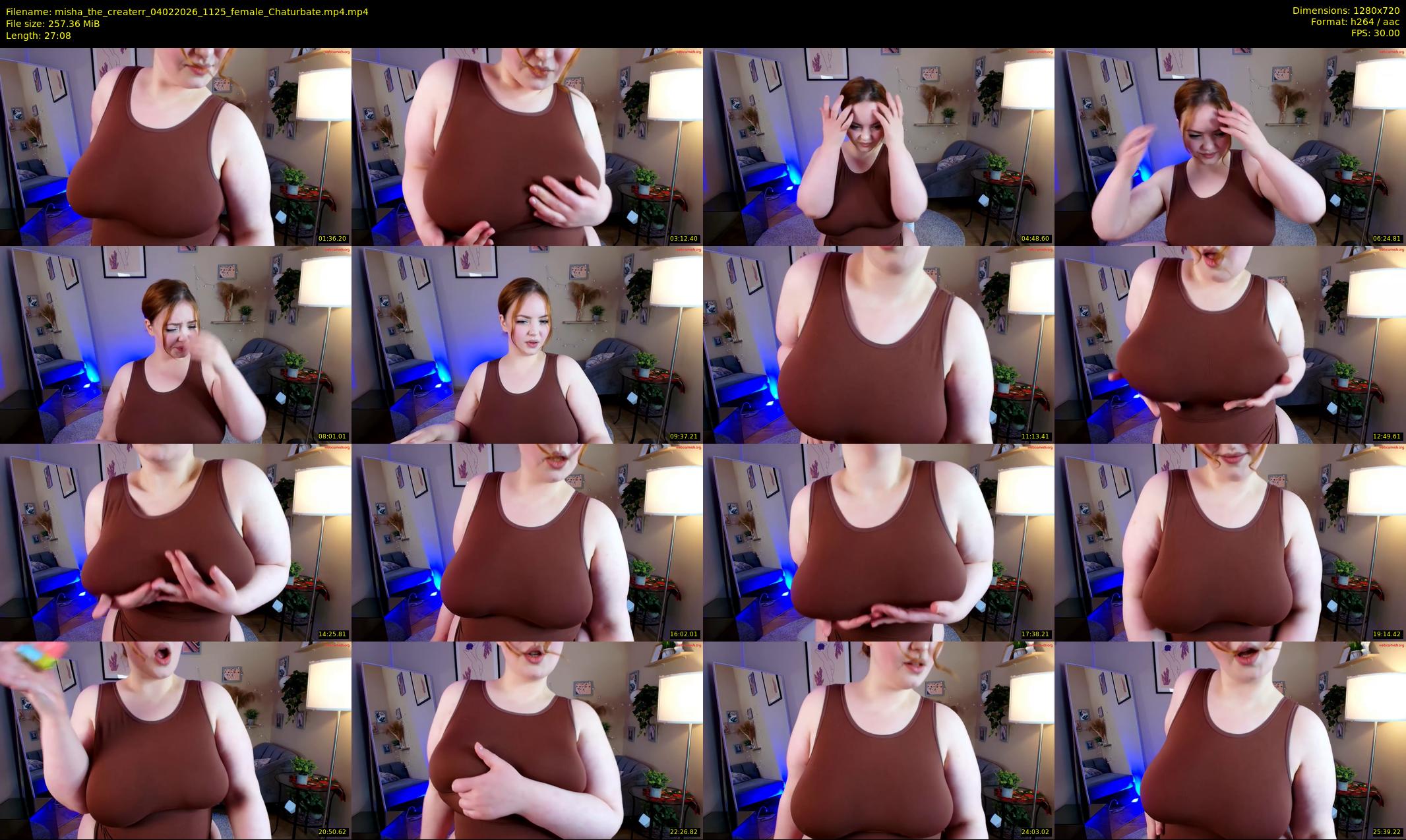 misha_the_createrr — 28 minute Chaturbate female cam show recording, 720p, Feb 4, 2026
