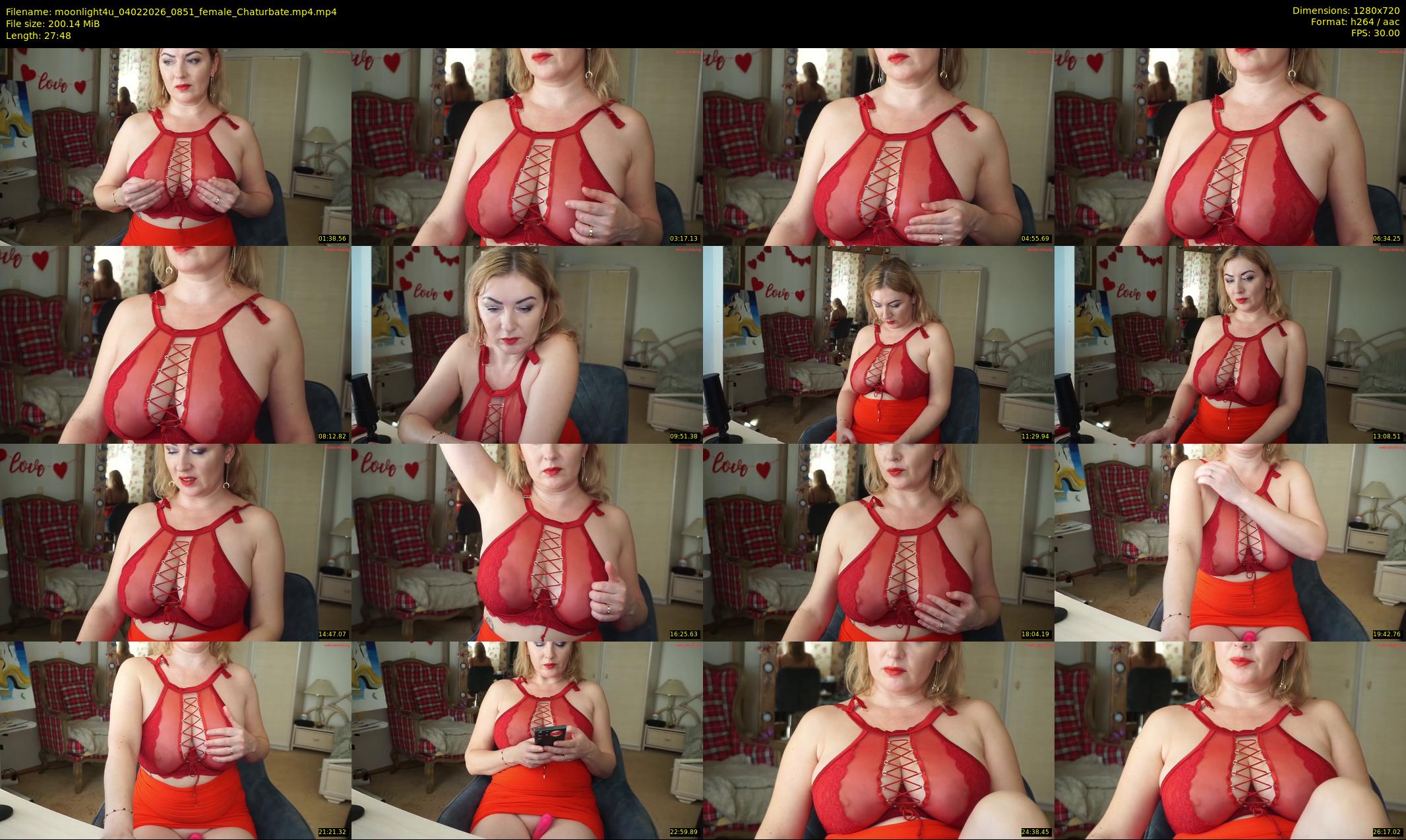 moonlight4u — 28 minute Chaturbate female cam show recording, 720p, Feb 4, 2026