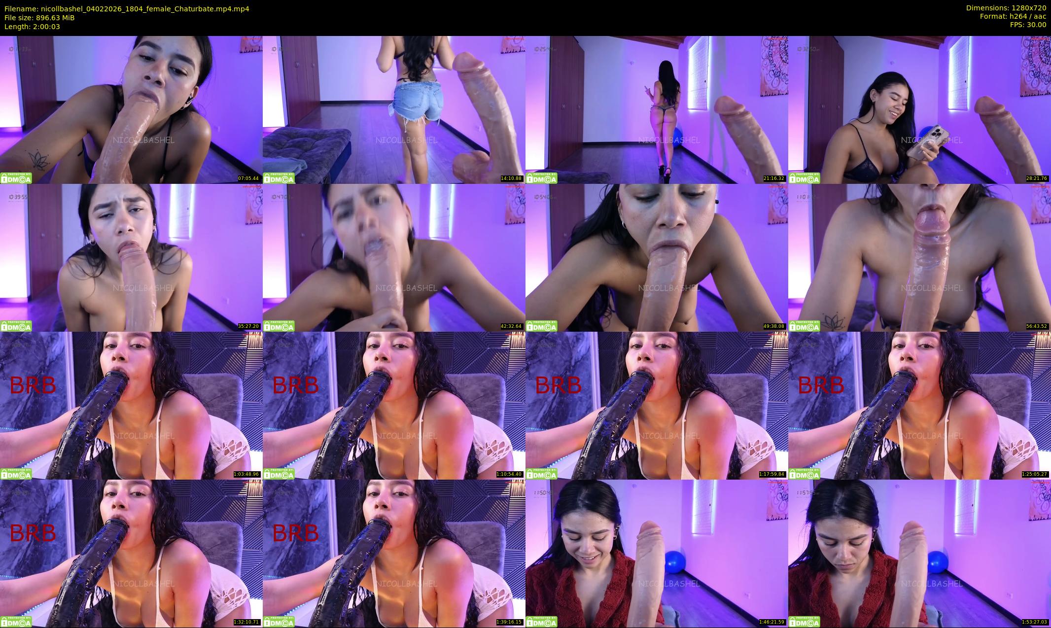 nicollbashel — 121 minute Chaturbate female cam show recording, 720p, Feb 4, 2026