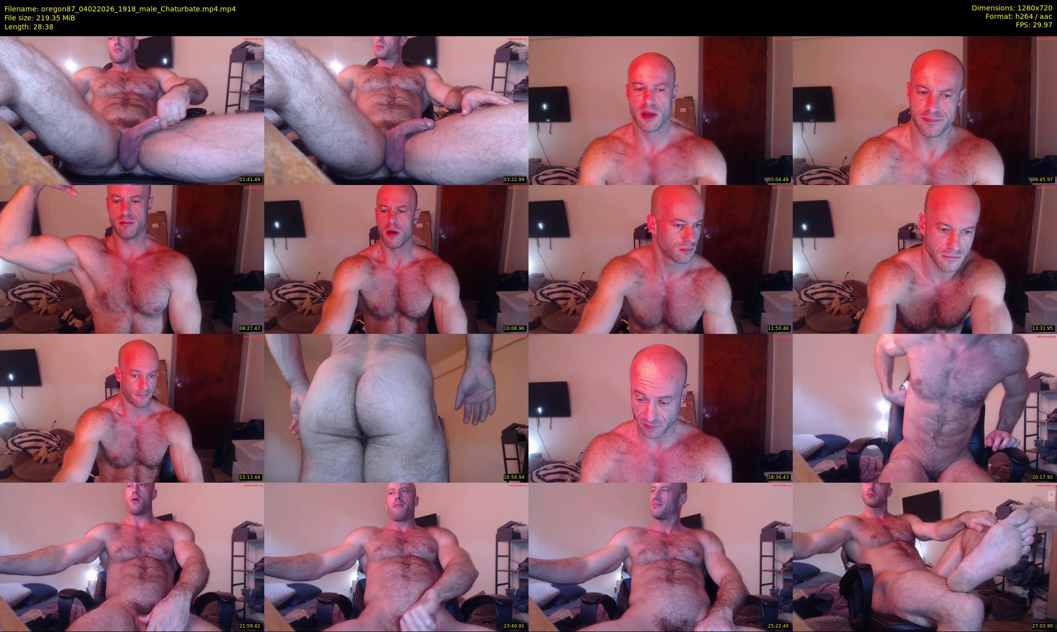 oregon87 — 29 minute Chaturbate male cam show recording, 720p, Feb 4, 2026