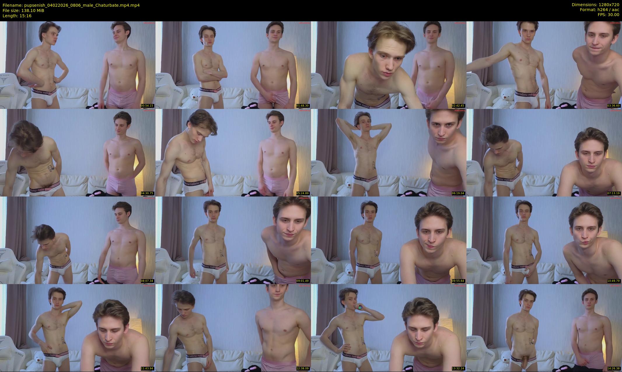 pupsenish — 16 minute Chaturbate male cam show recording, 720p, Feb 4, 2026