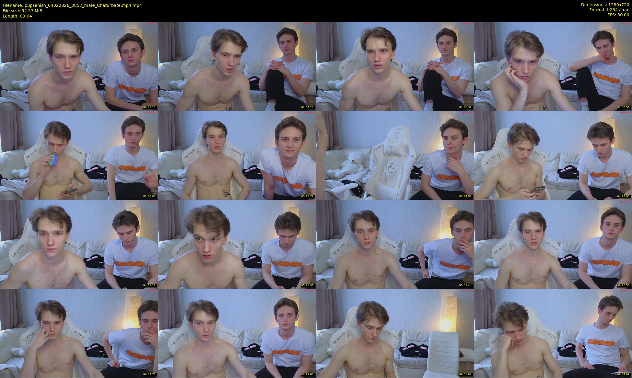 pupsenish — 10 minute Chaturbate male cam show recording, 720p, Feb 4, 2026