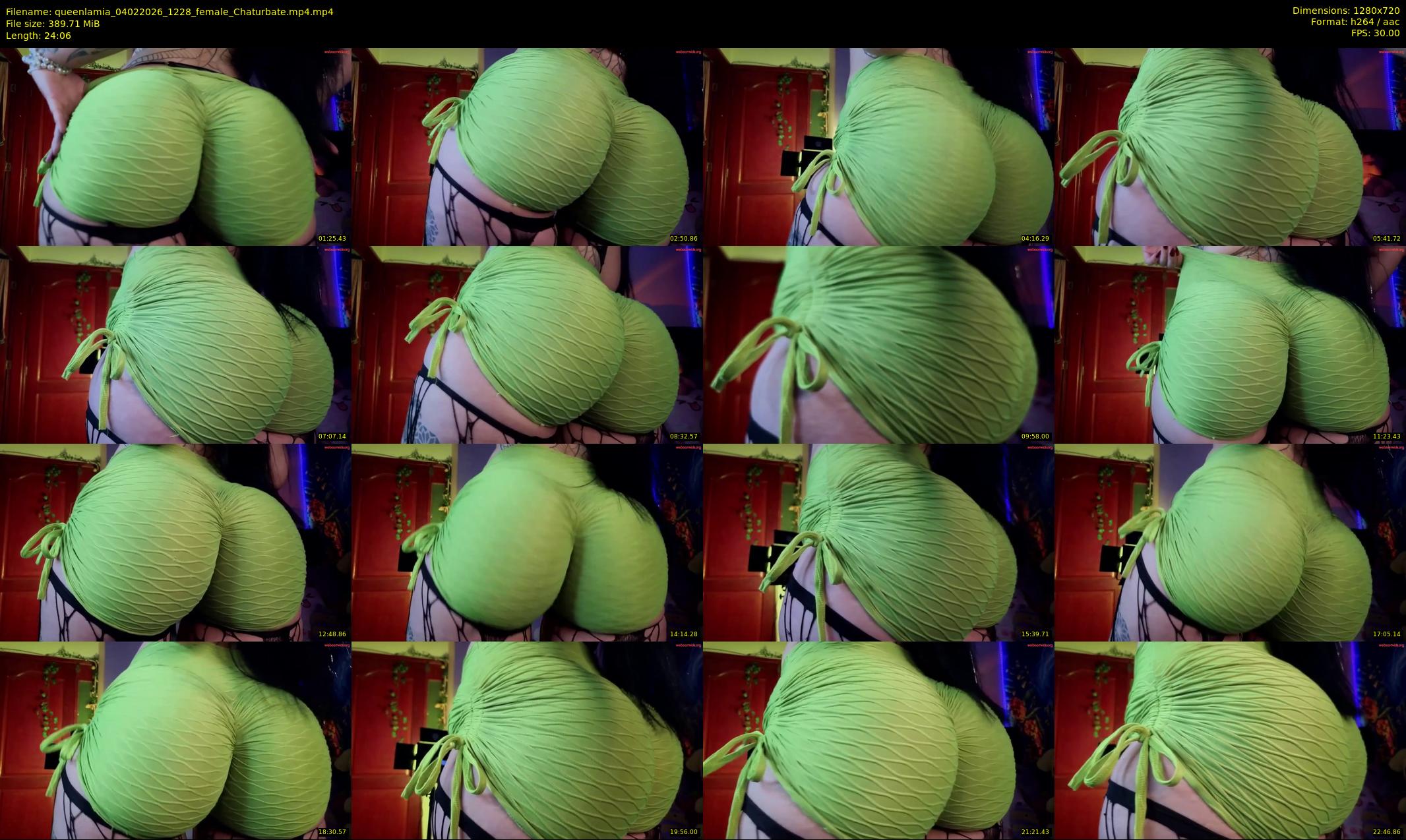 queenlamia — 25 minute Chaturbate female cam show recording, 720p, Feb 4, 2026