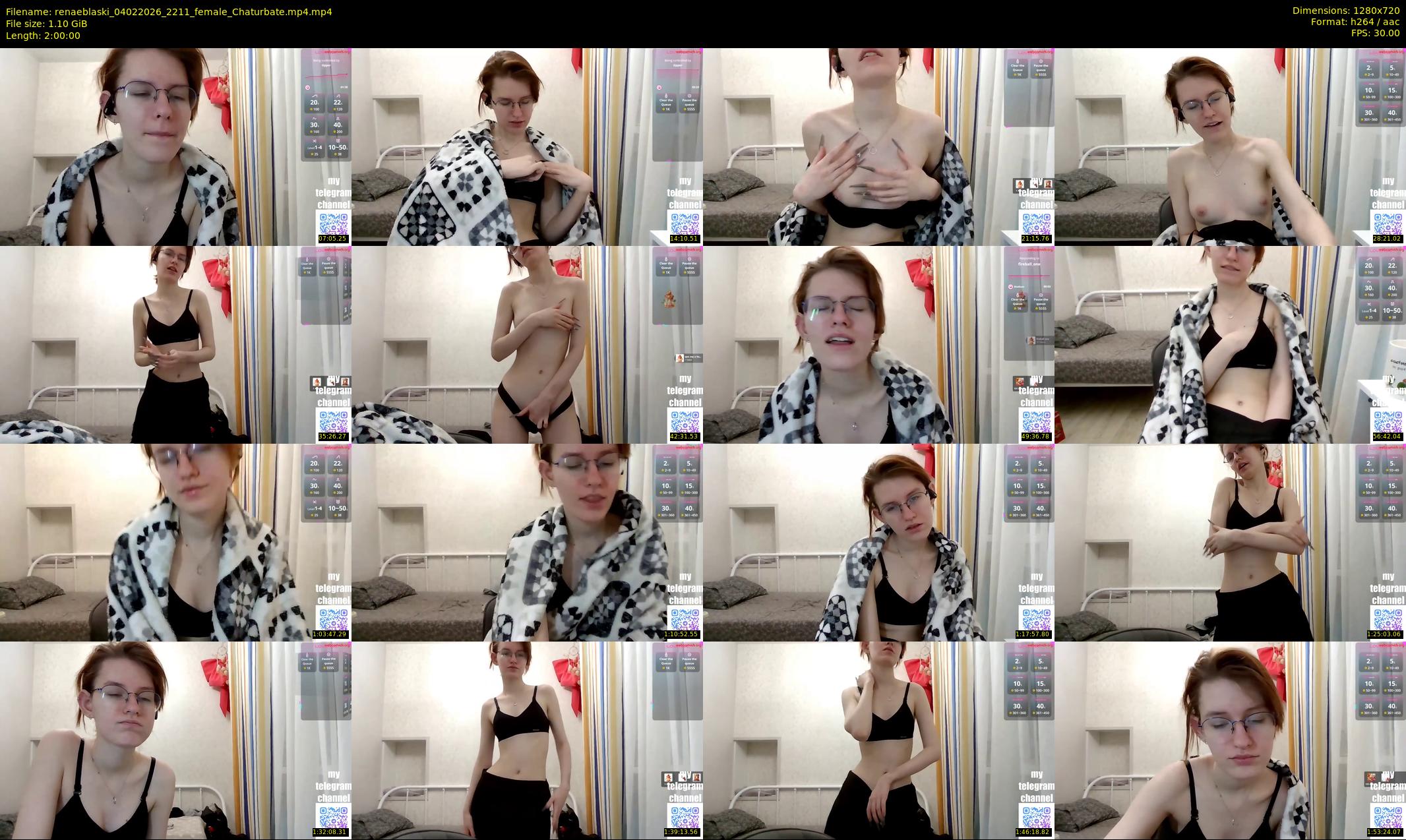 renaeblaski — 120 minute Chaturbate female cam show recording, 720p, Feb 4, 2026