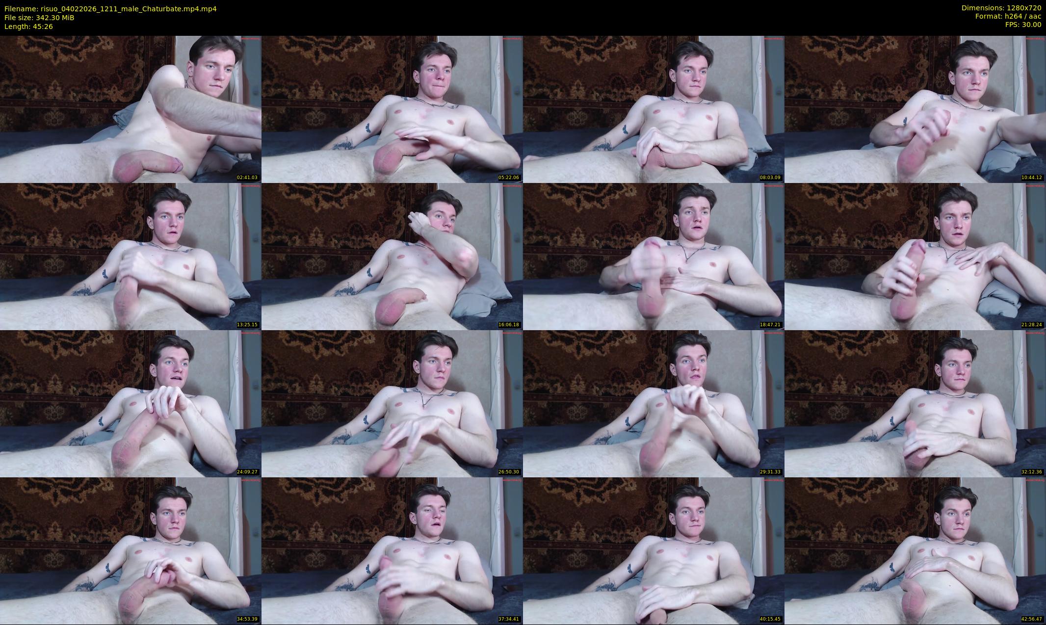 risuo — 46 minute Chaturbate male cam show recording, 720p, Feb 4, 2026