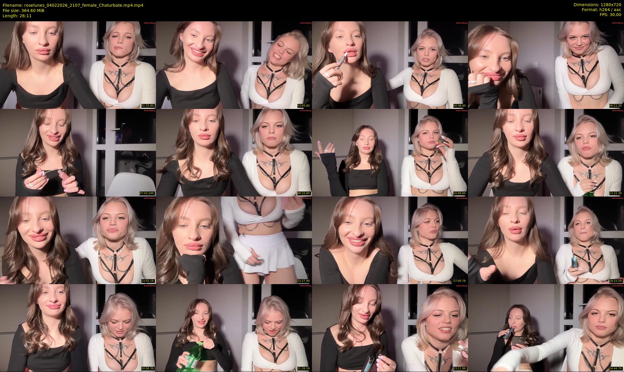 roselunes — 27 minute Chaturbate female cam show recording, 720p, Feb 4, 2026