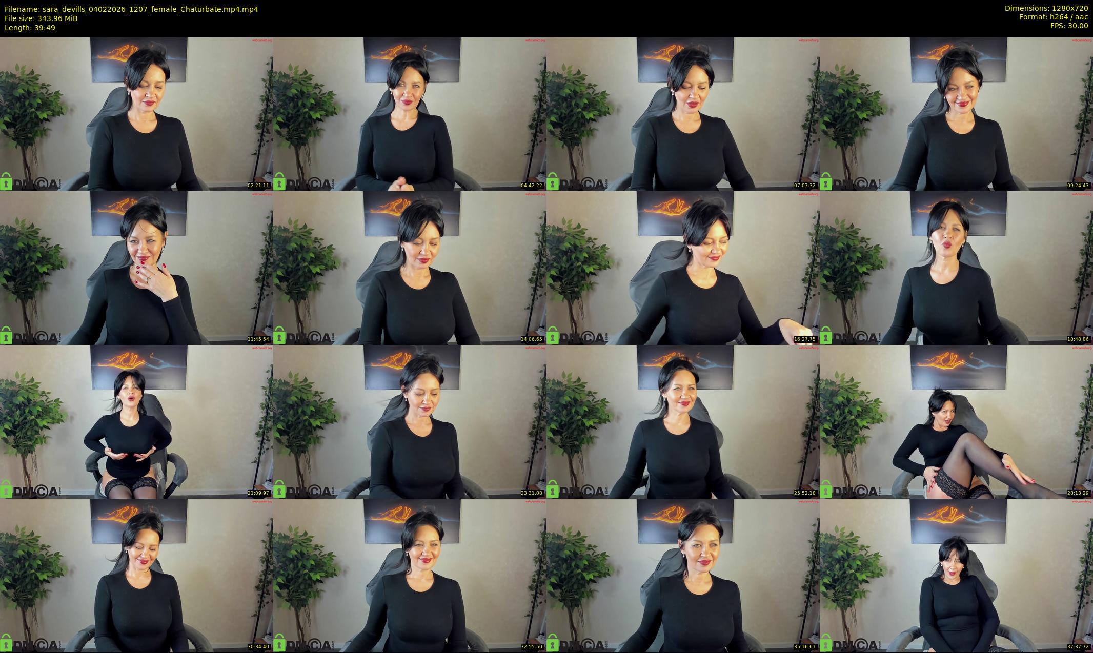 sara_devills — 40 minute Chaturbate female cam show recording, 720p, Feb 4, 2026