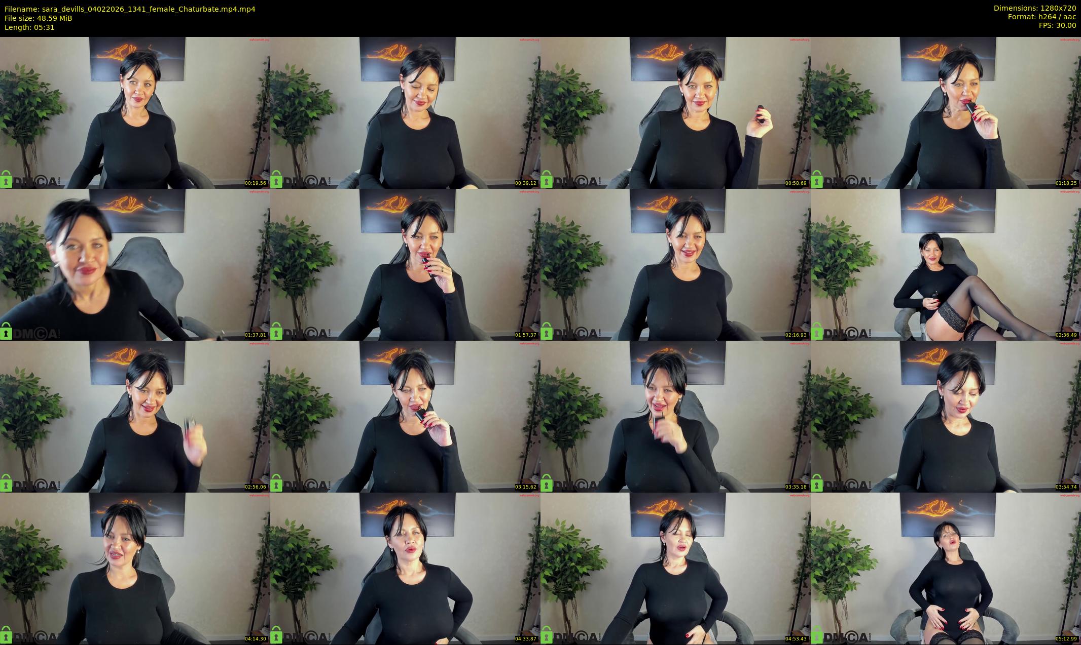 sara_devills — 6 minute Chaturbate female cam show recording, 720p, Feb 4, 2026