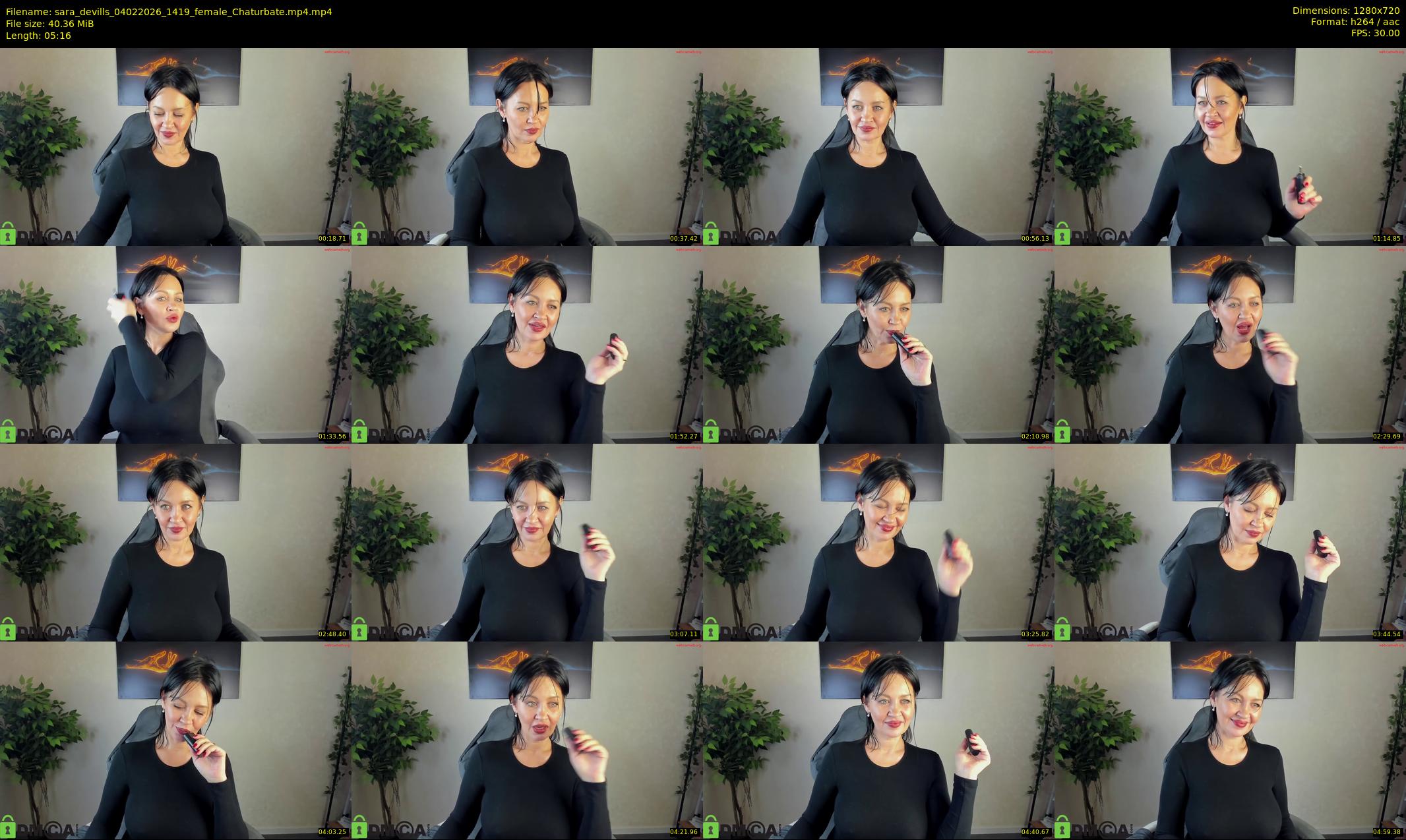 sara_devills — 6 minute Chaturbate female cam show recording, 720p, Feb 4, 2026