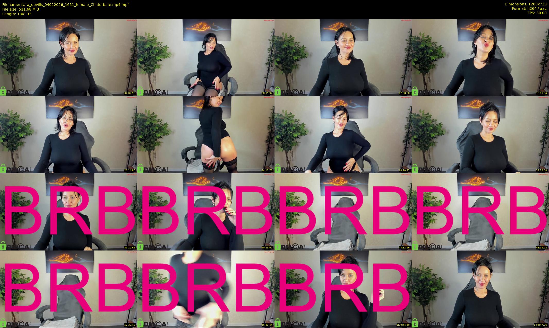 sara_devills — 69 minute Chaturbate female cam show recording, 720p, Feb 4, 2026