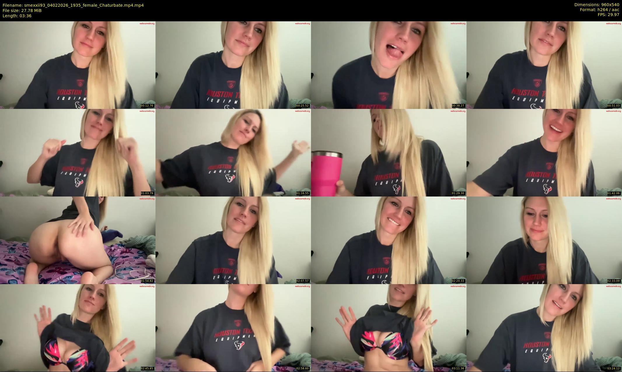 smexxii93 — 4 minute Chaturbate female cam show recording, 480p, Feb 4, 2026