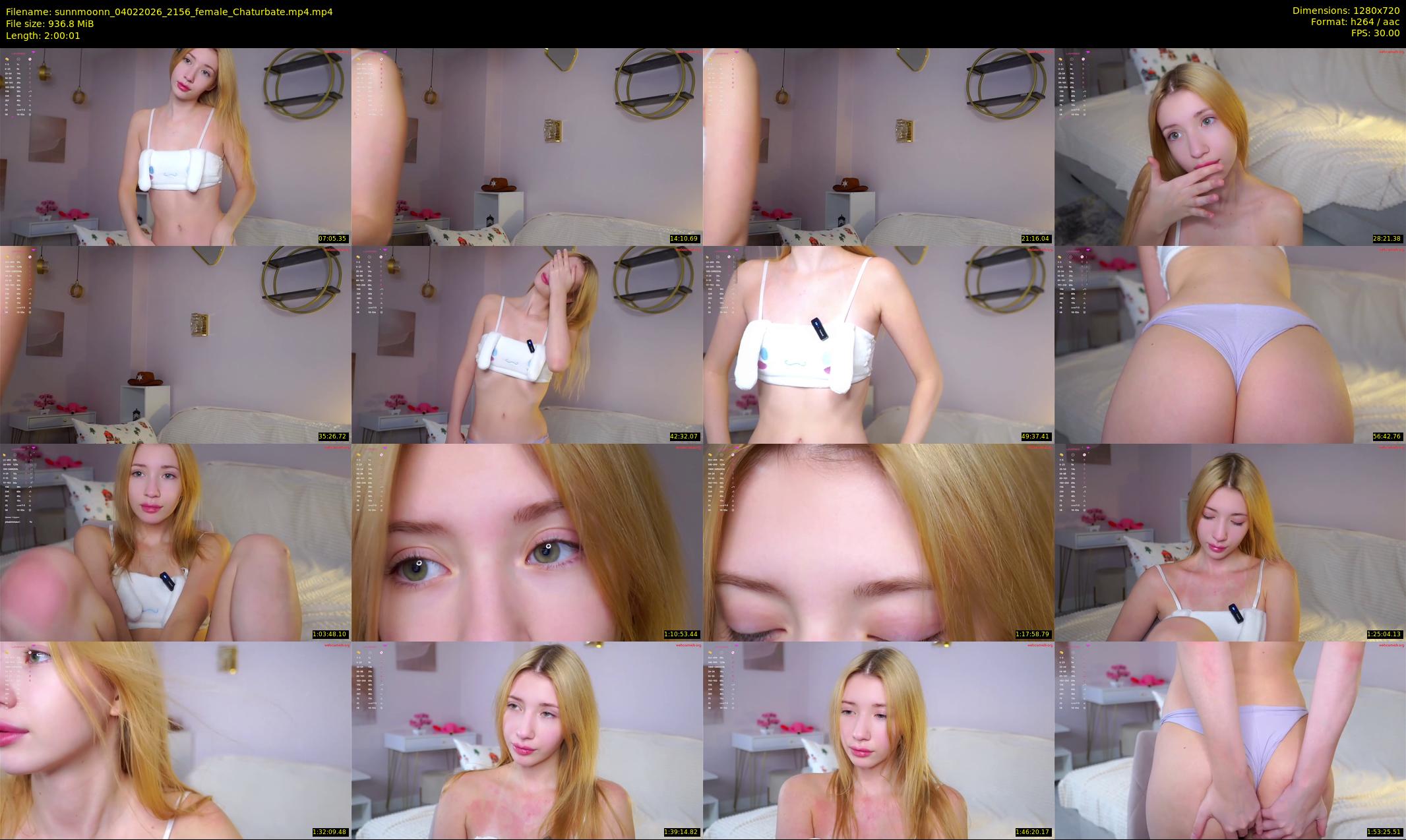 sunnmoonn — 121 minute Chaturbate female cam show recording, 720p, Feb 4, 2026