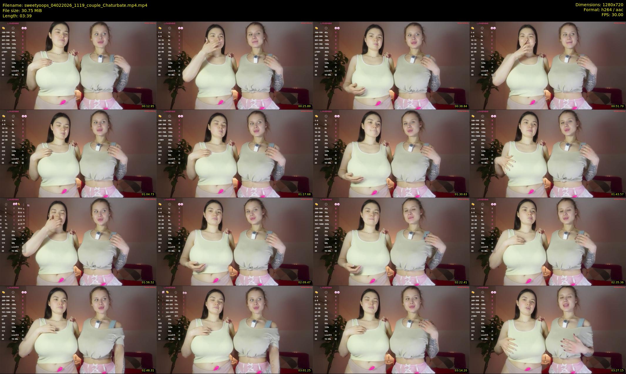 sweetyoops — 4 minute Chaturbate female cam show recording, 720p, Feb 4, 2026
