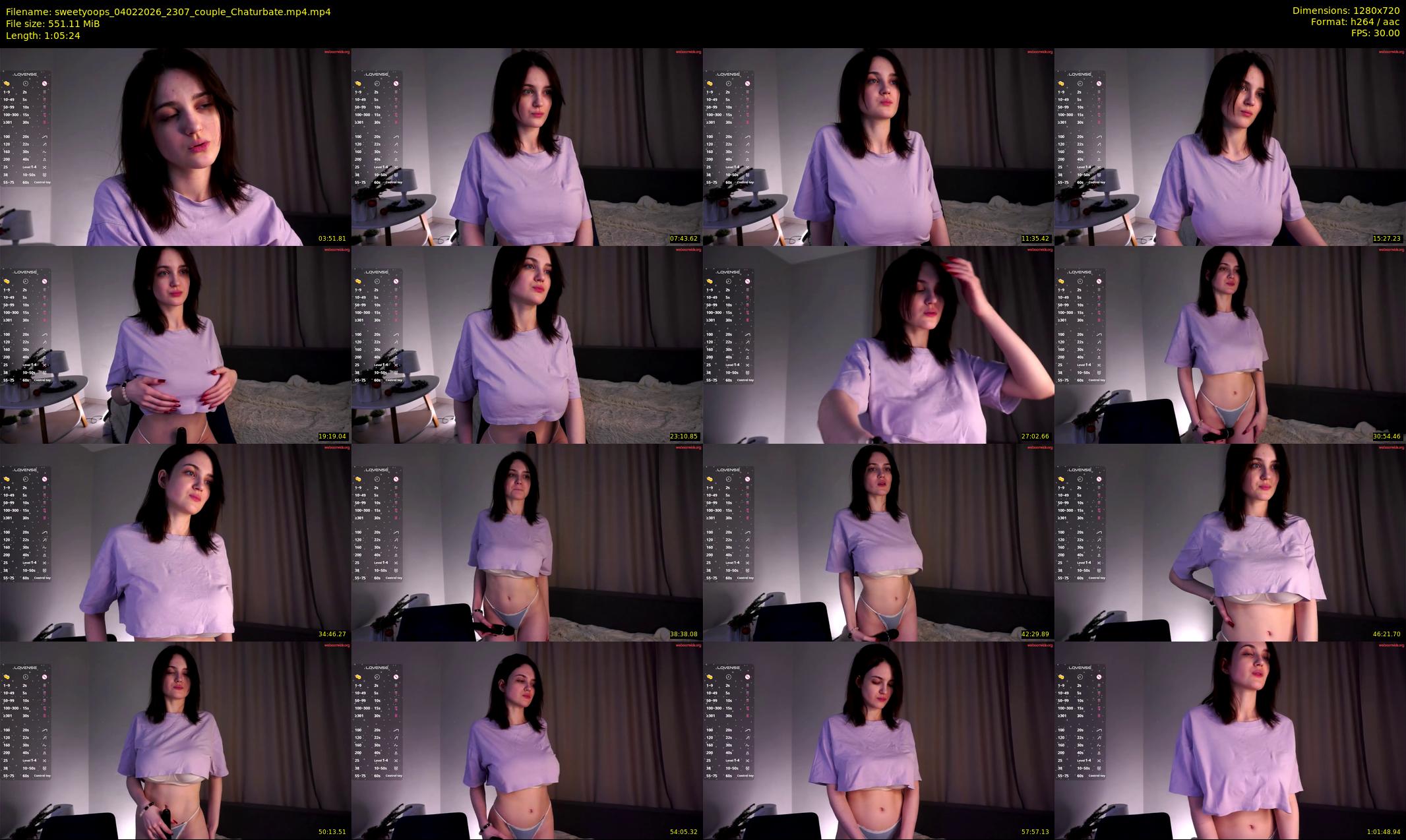 sweetyoops — 66 minute Chaturbate female cam show recording, 720p, Feb 4, 2026