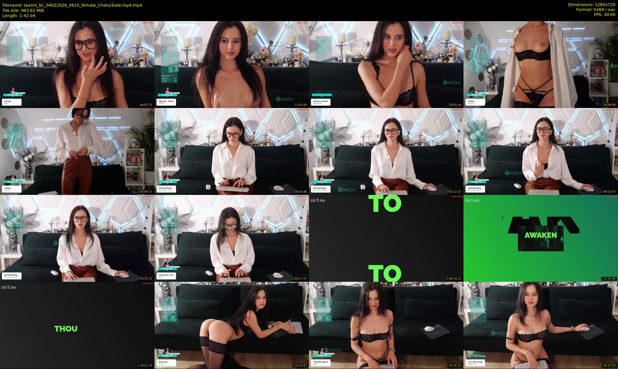 taanni_bc — 103 minute Chaturbate female cam show recording, 720p, Feb 4, 2026