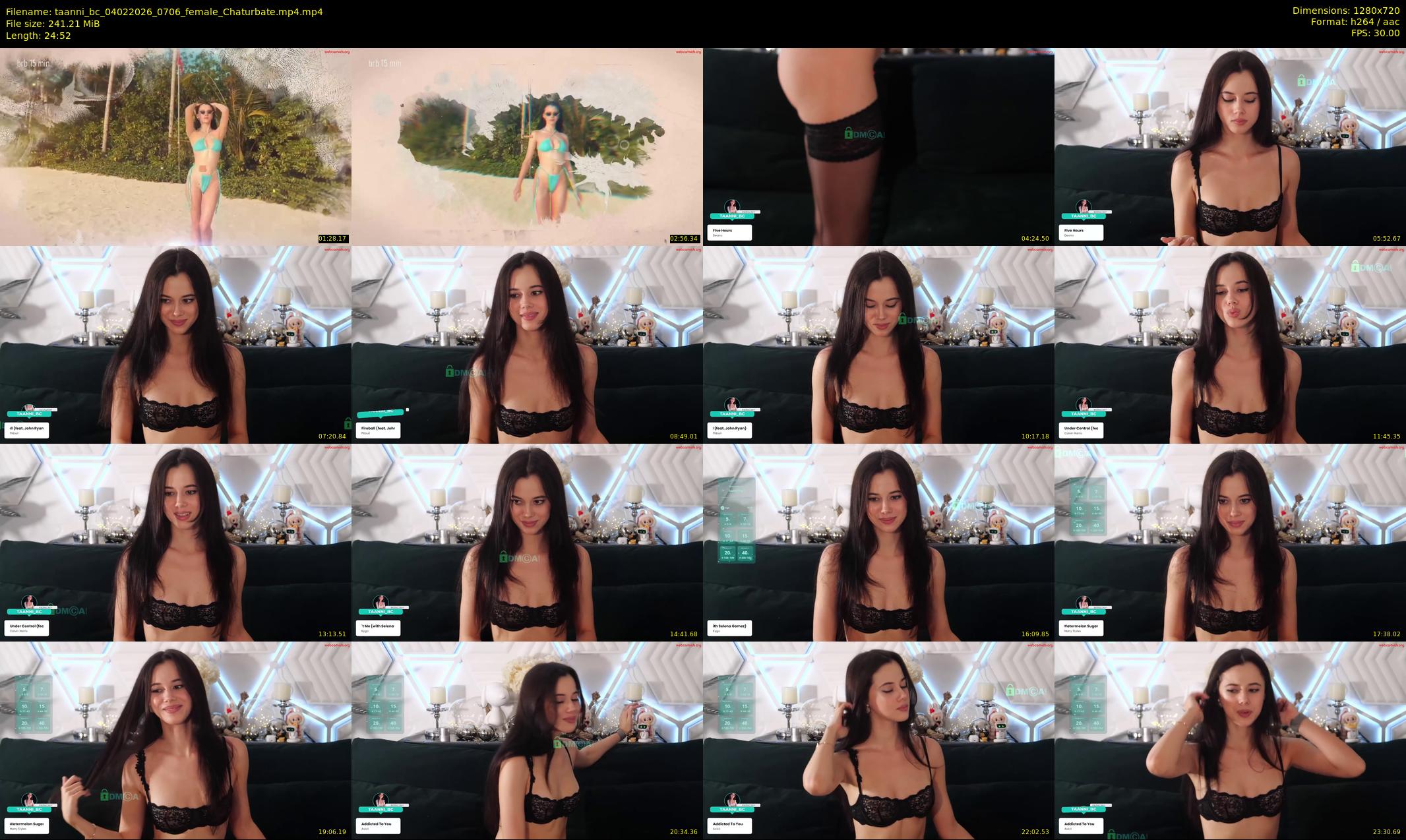 taanni_bc — 25 minute Chaturbate female cam show recording, 720p, Feb 4, 2026