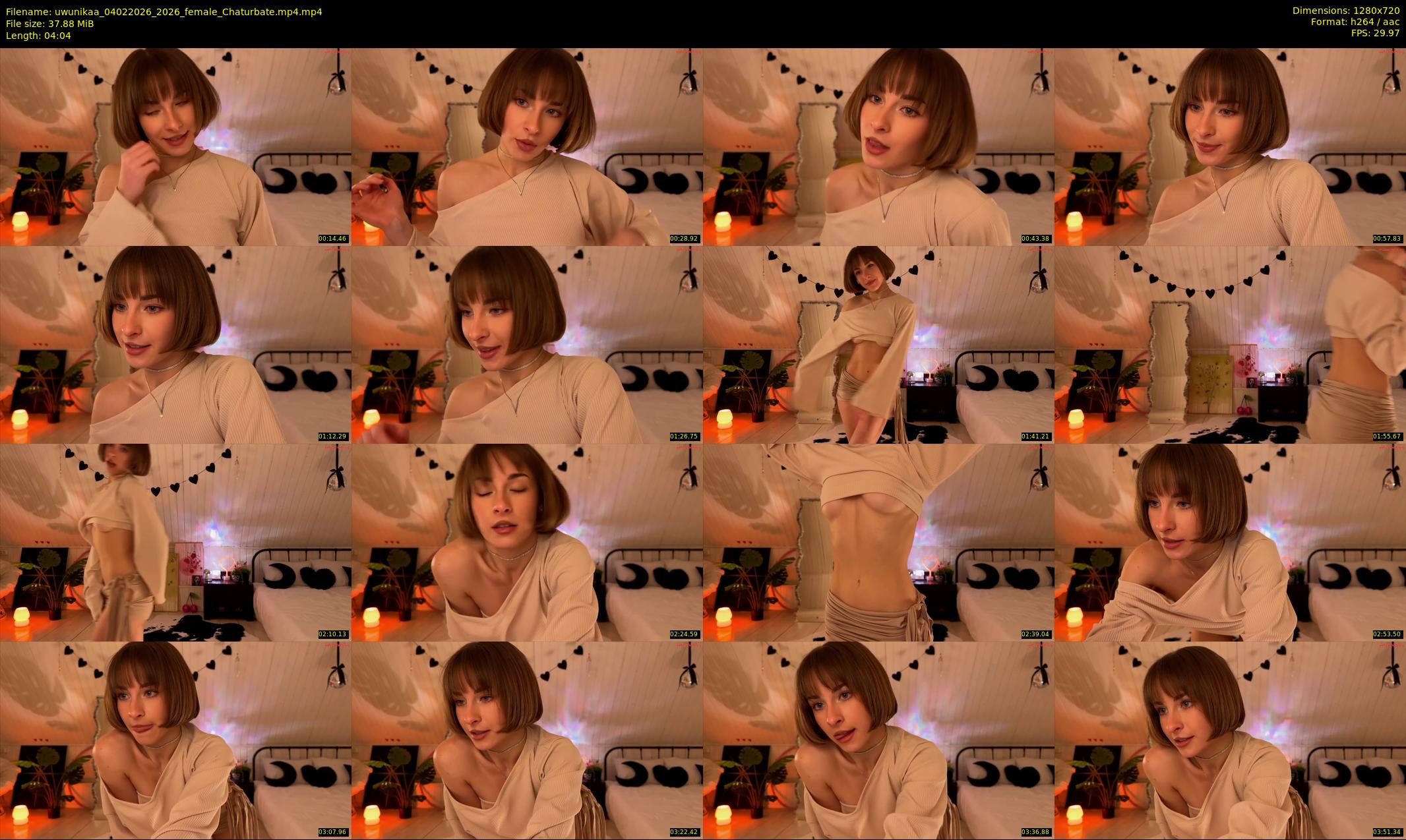 uwunikaa — 5 minute Chaturbate female cam show recording, 720p, Feb 4, 2026