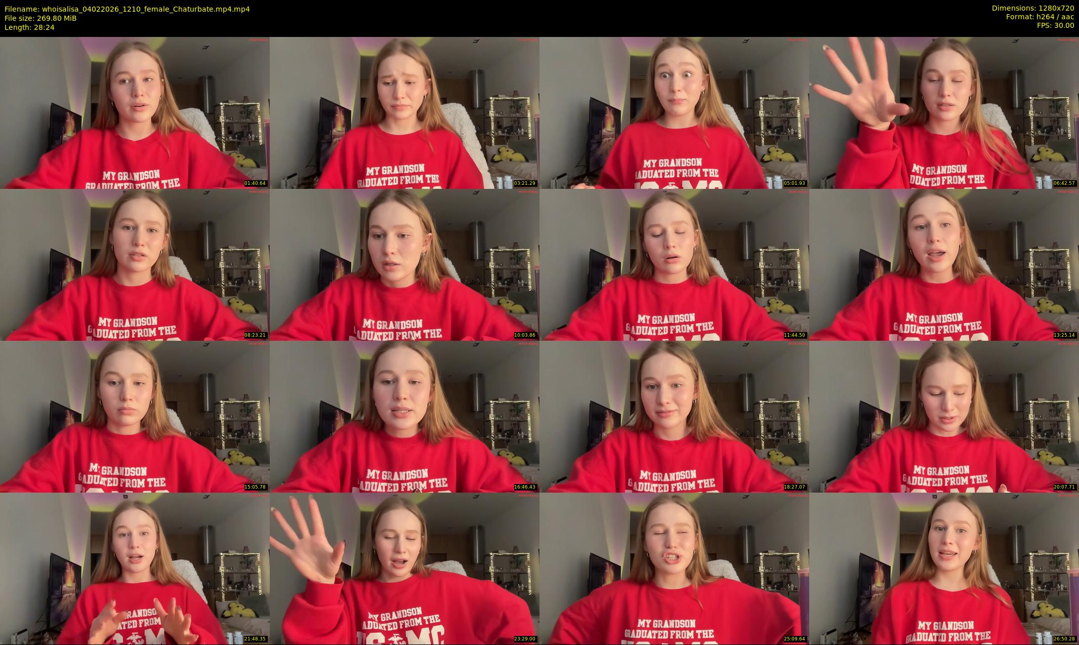 whoisalisa — 29 minute Chaturbate female cam show recording, 720p, Feb 4, 2026