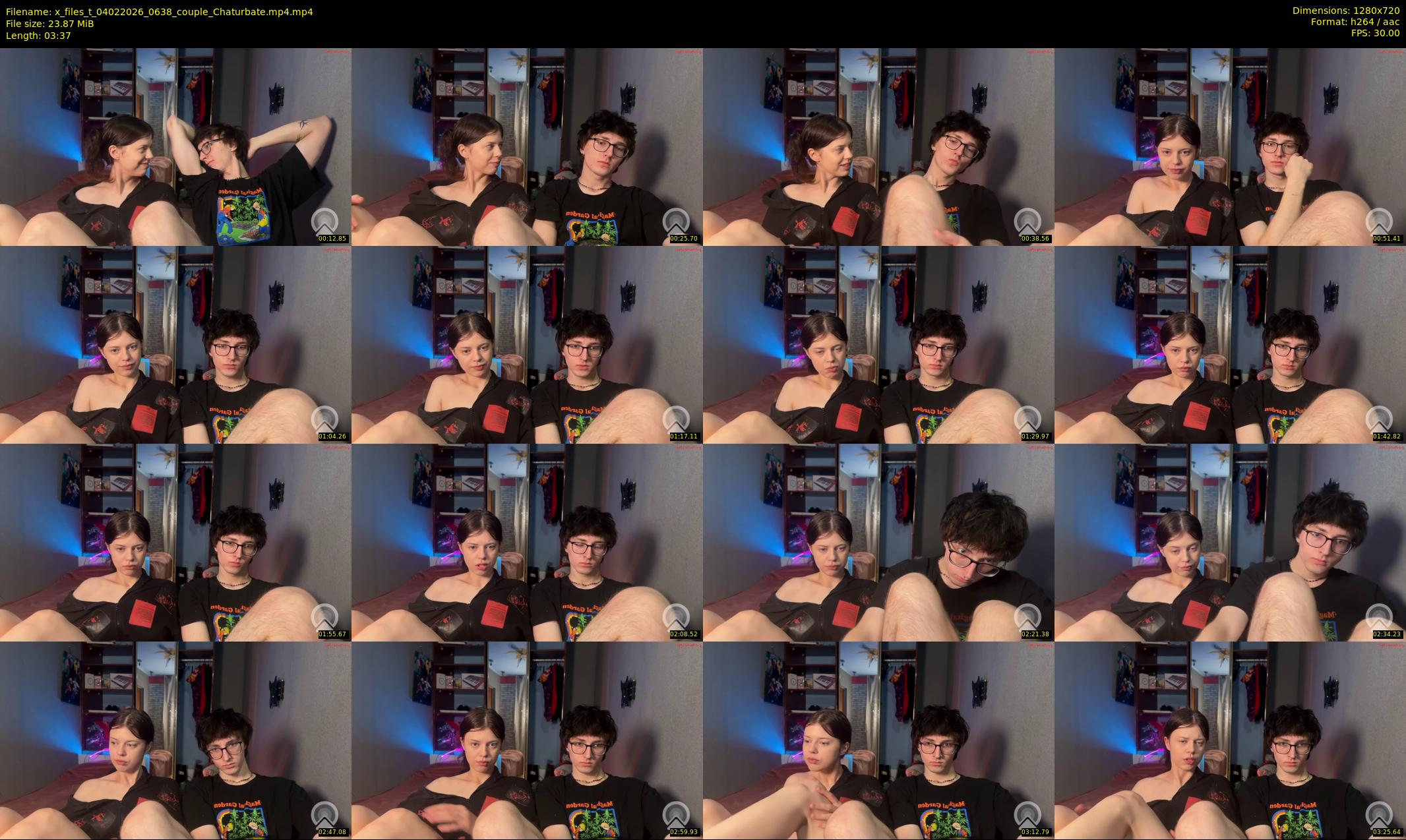 x_files_t — 4 minute Chaturbate couple cam show recording, 720p, Feb 4, 2026