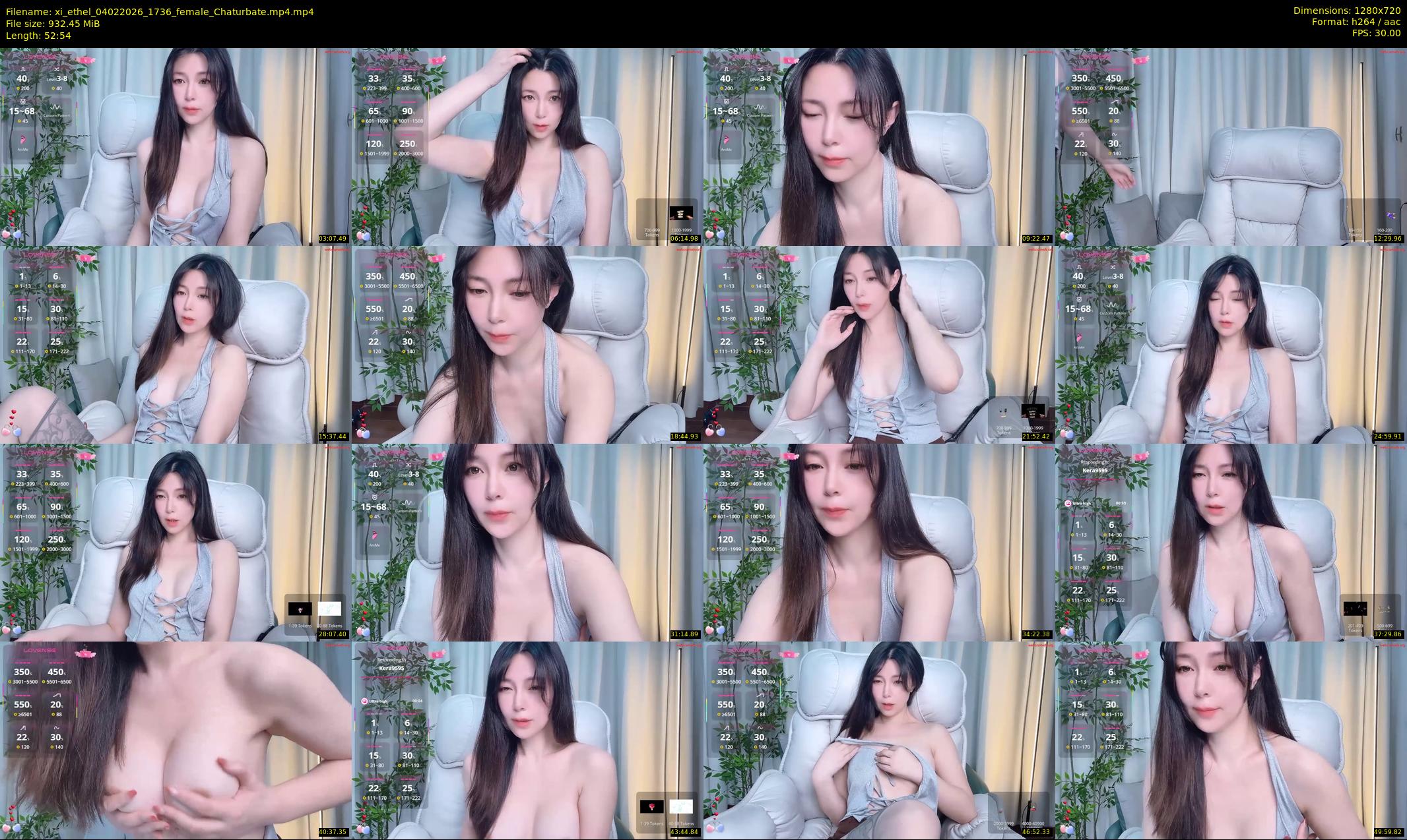 xi_ethel — 53 minute Chaturbate female cam show recording, 720p, Feb 4, 2026