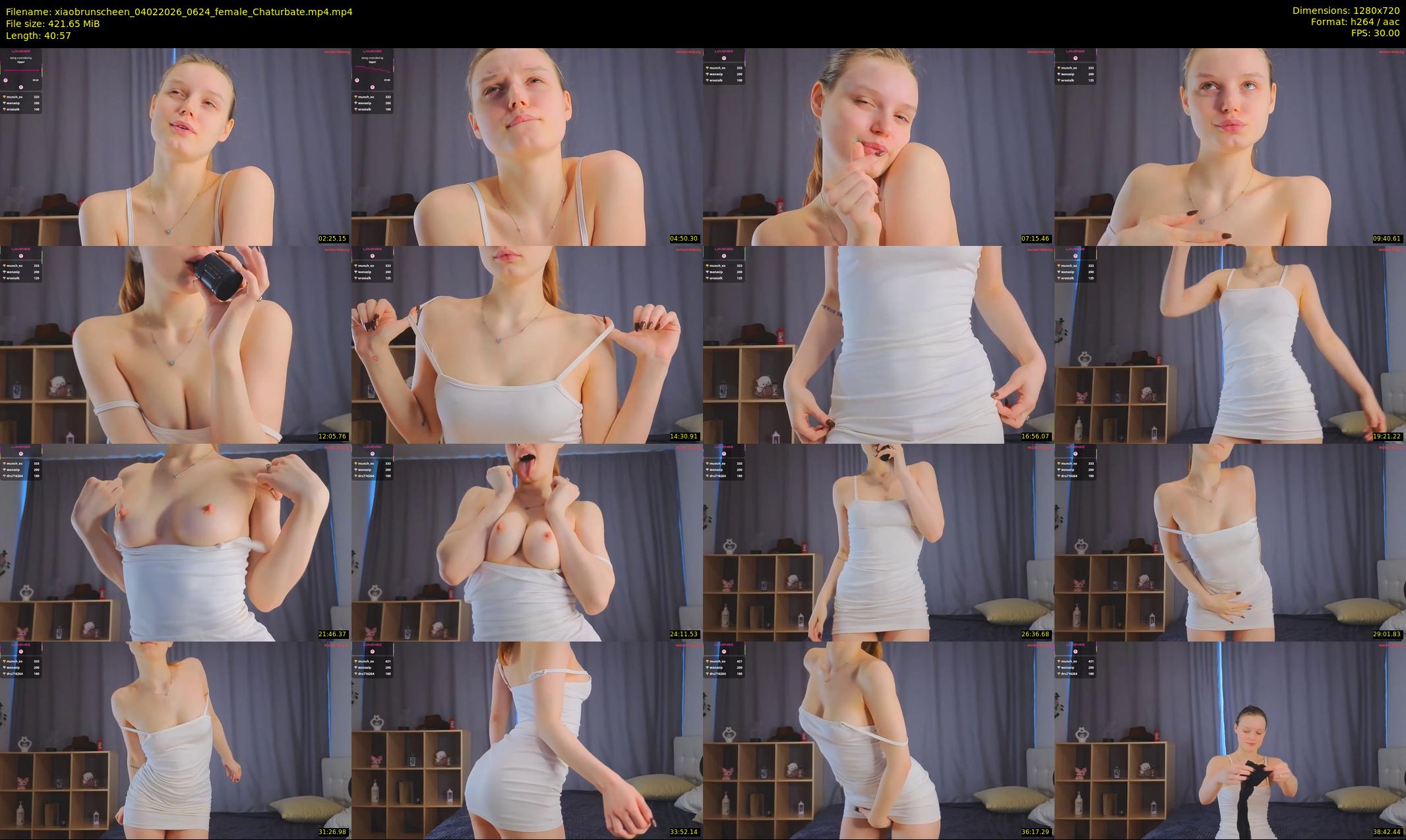 xiaobrunscheen — 41 minute Chaturbate couple cam show recording, 720p, Feb 4, 2026