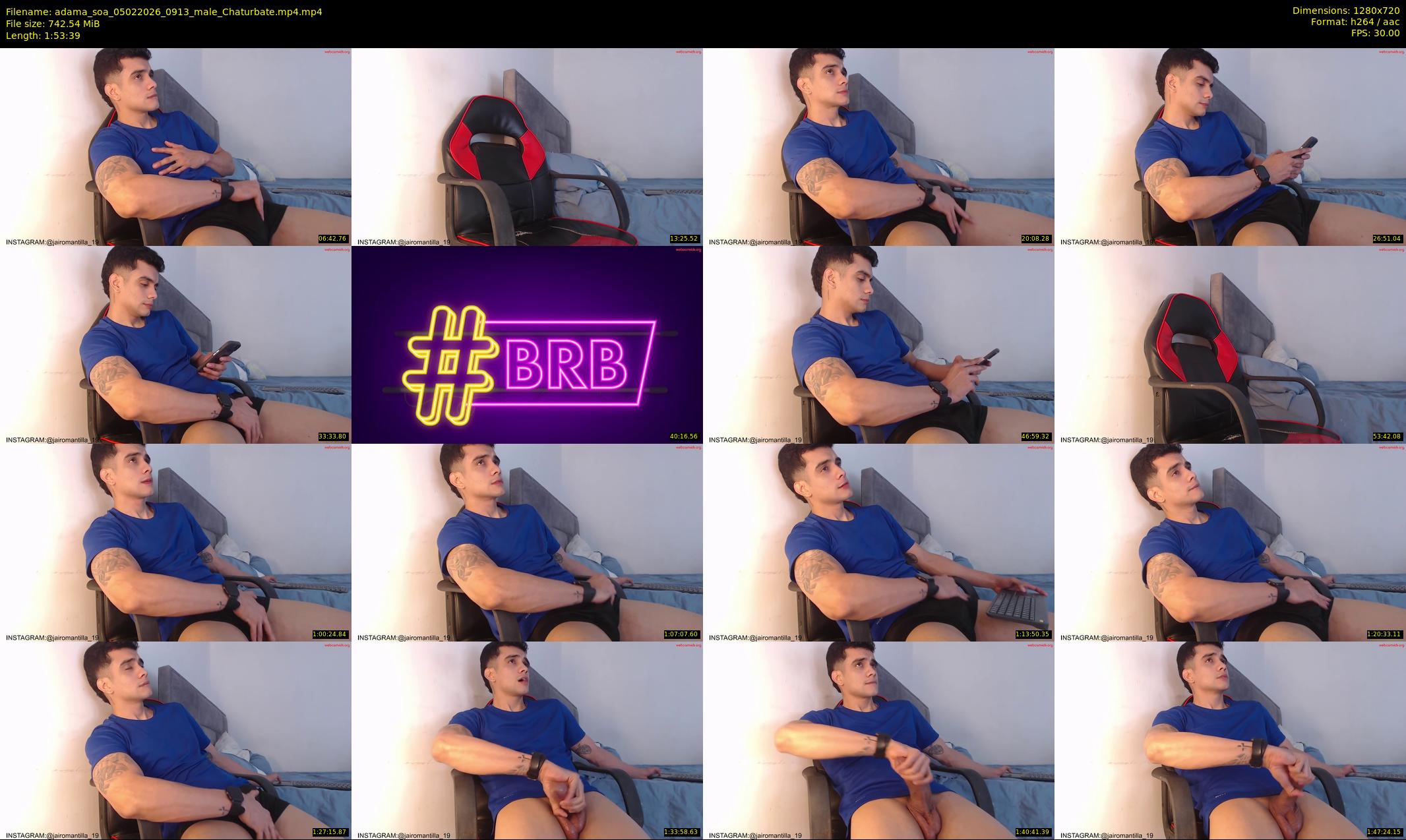 adama_soa — 114 minute Chaturbate male cam show recording, 720p, Feb 5, 2026