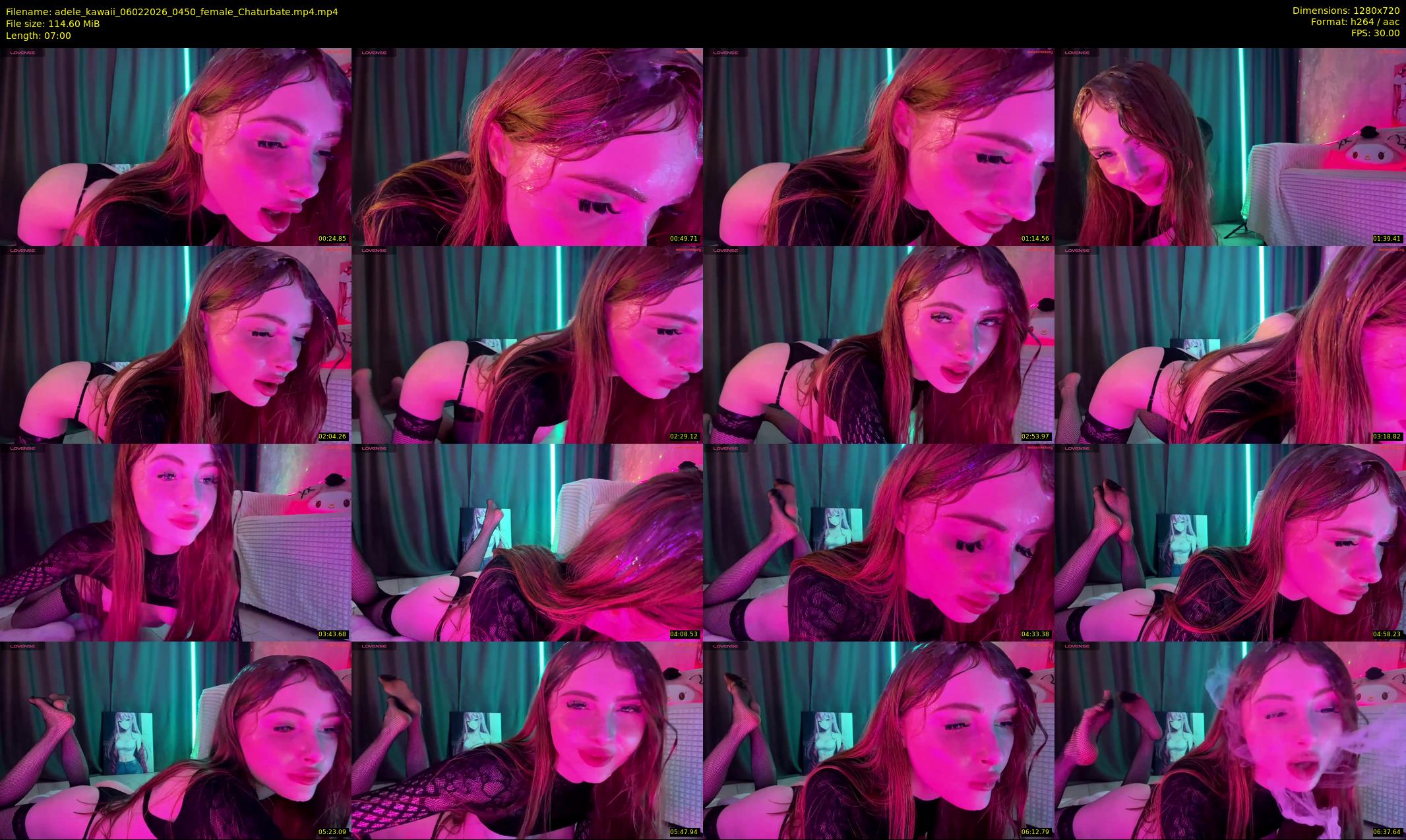 adele_kawaii — 7 minute Chaturbate female cam show recording, 720p, Feb 6, 2026