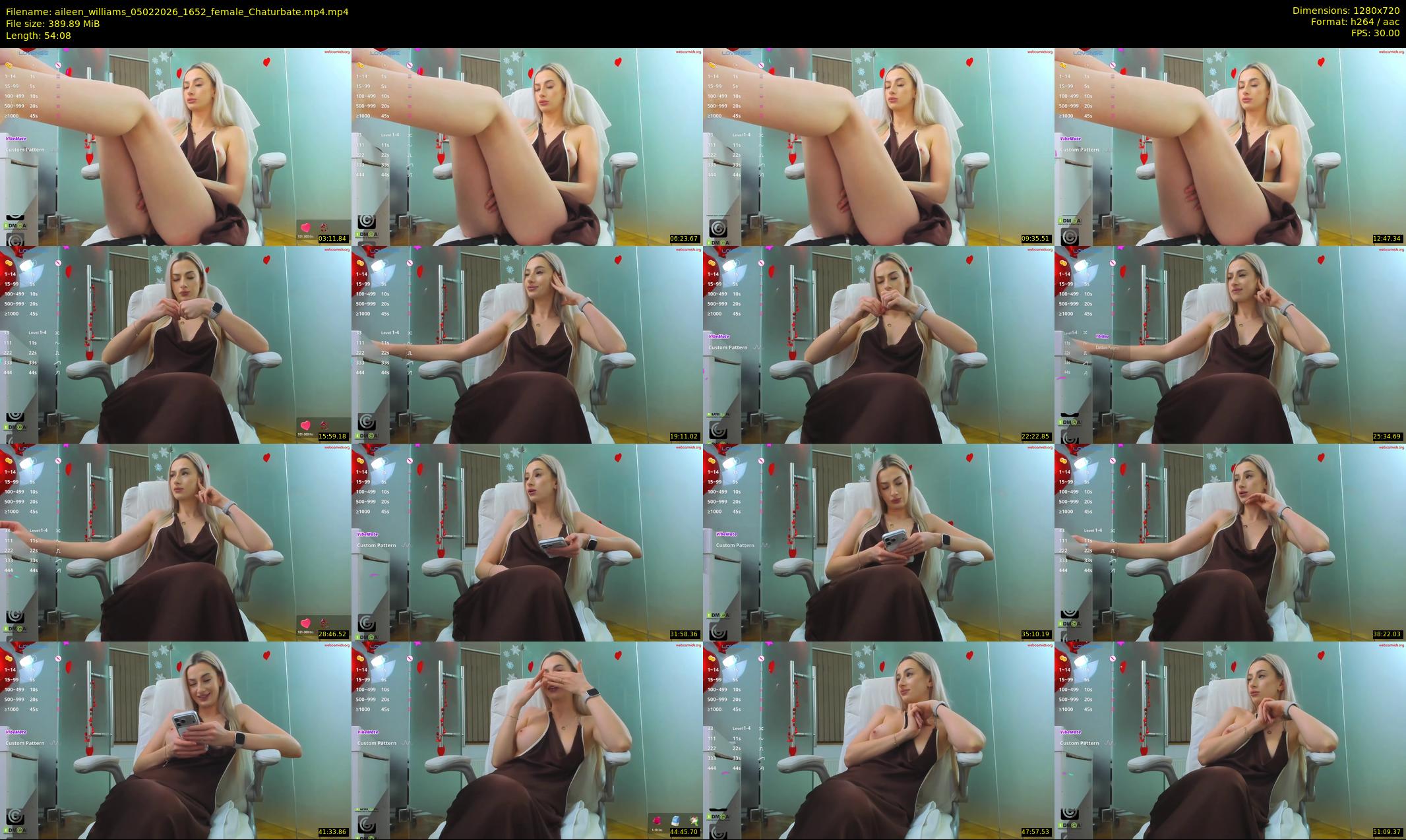 aileen_williams — 55 minute Chaturbate female cam show recording, 720p, Feb 5, 2026