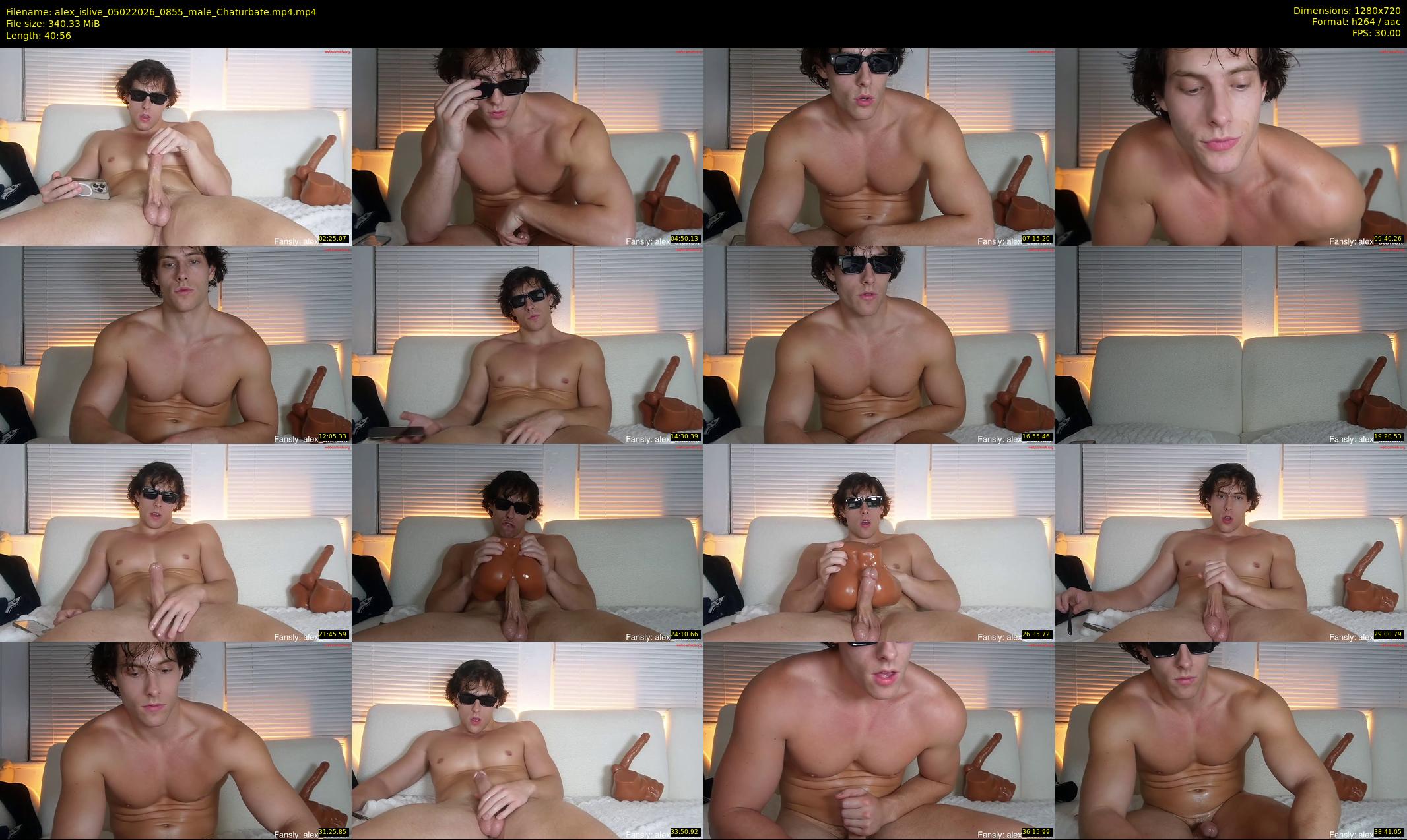 alex_islive — 41 minute Chaturbate male cam show recording, 720p, Feb 5, 2026