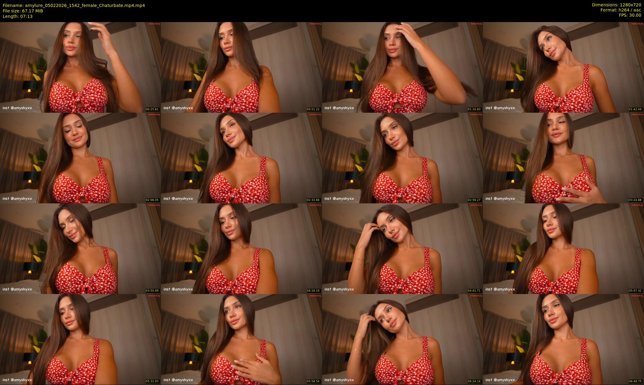 amylure — 8 minute Chaturbate female cam show recording, 720p, Feb 5, 2026