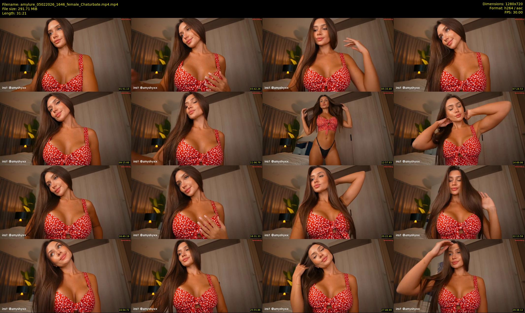 amylure — 32 minute Chaturbate female cam show recording, 720p, Feb 5, 2026