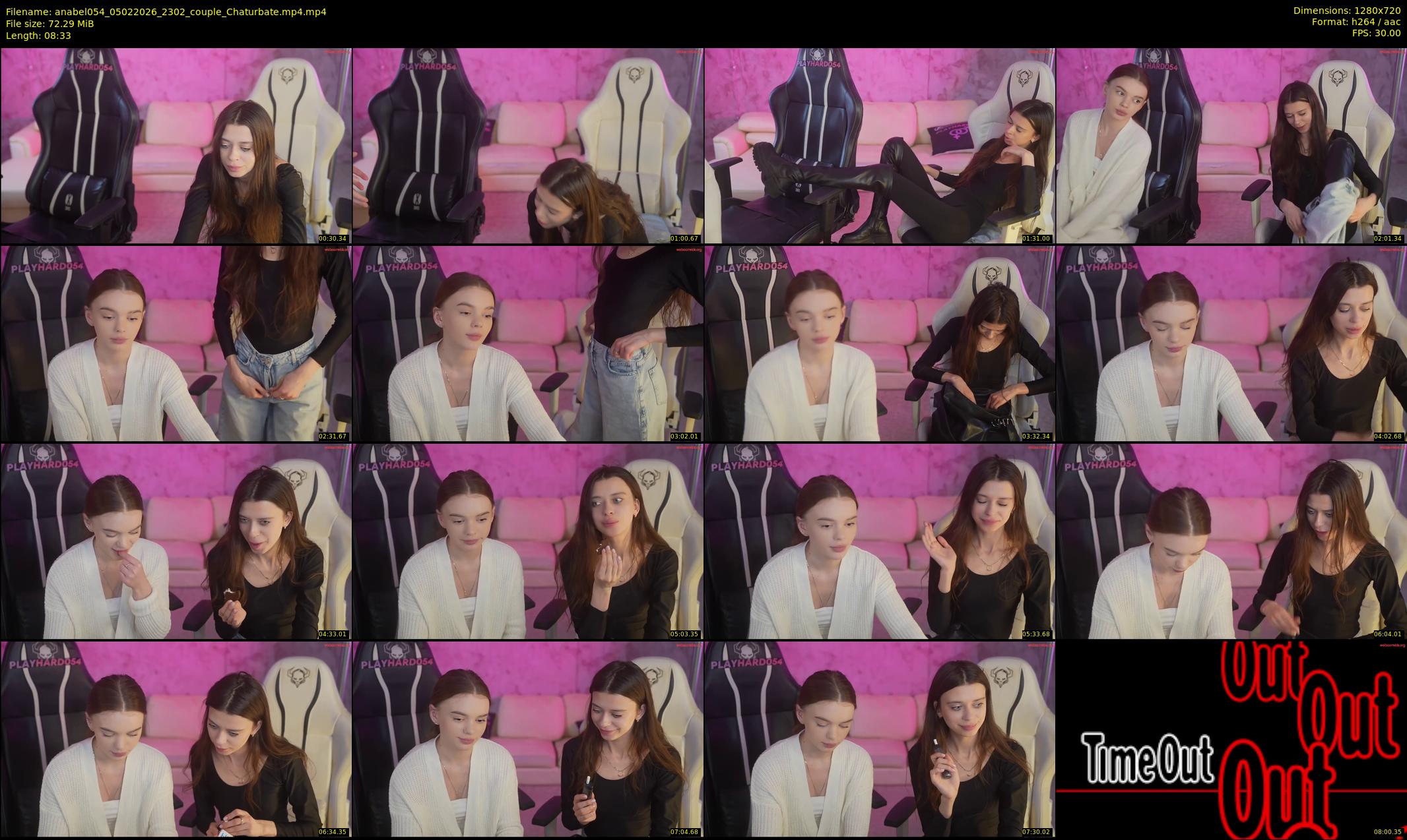 anabel054 — 9 minute Chaturbate female cam show recording, 720p, Feb 5, 2026