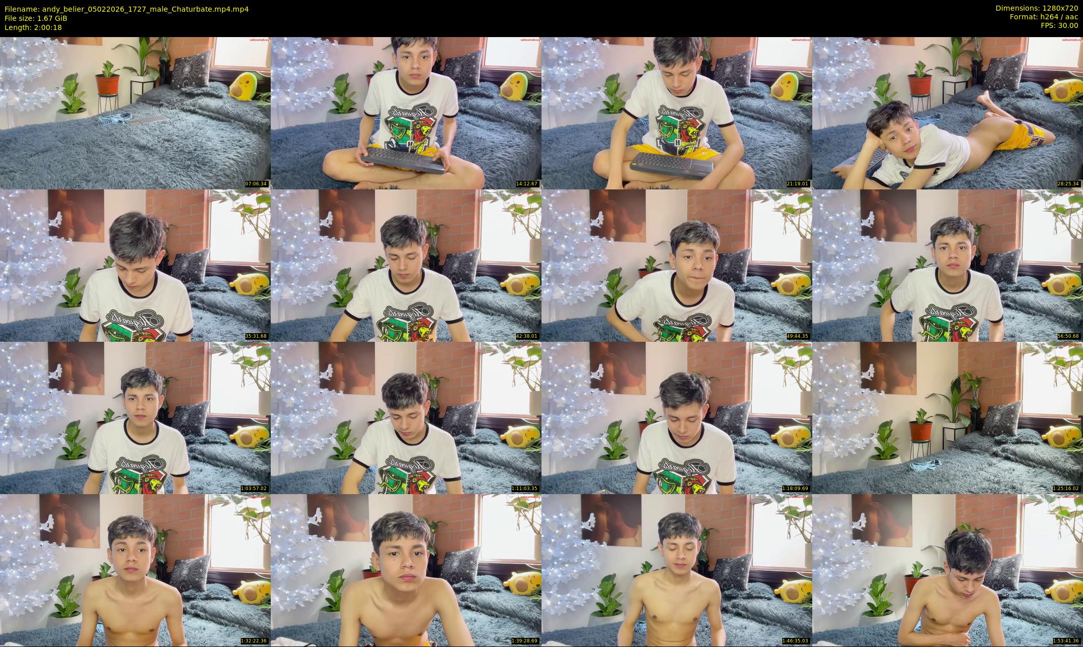 andy_belier — 121 minute Chaturbate male cam show recording, 720p, Feb 5, 2026
