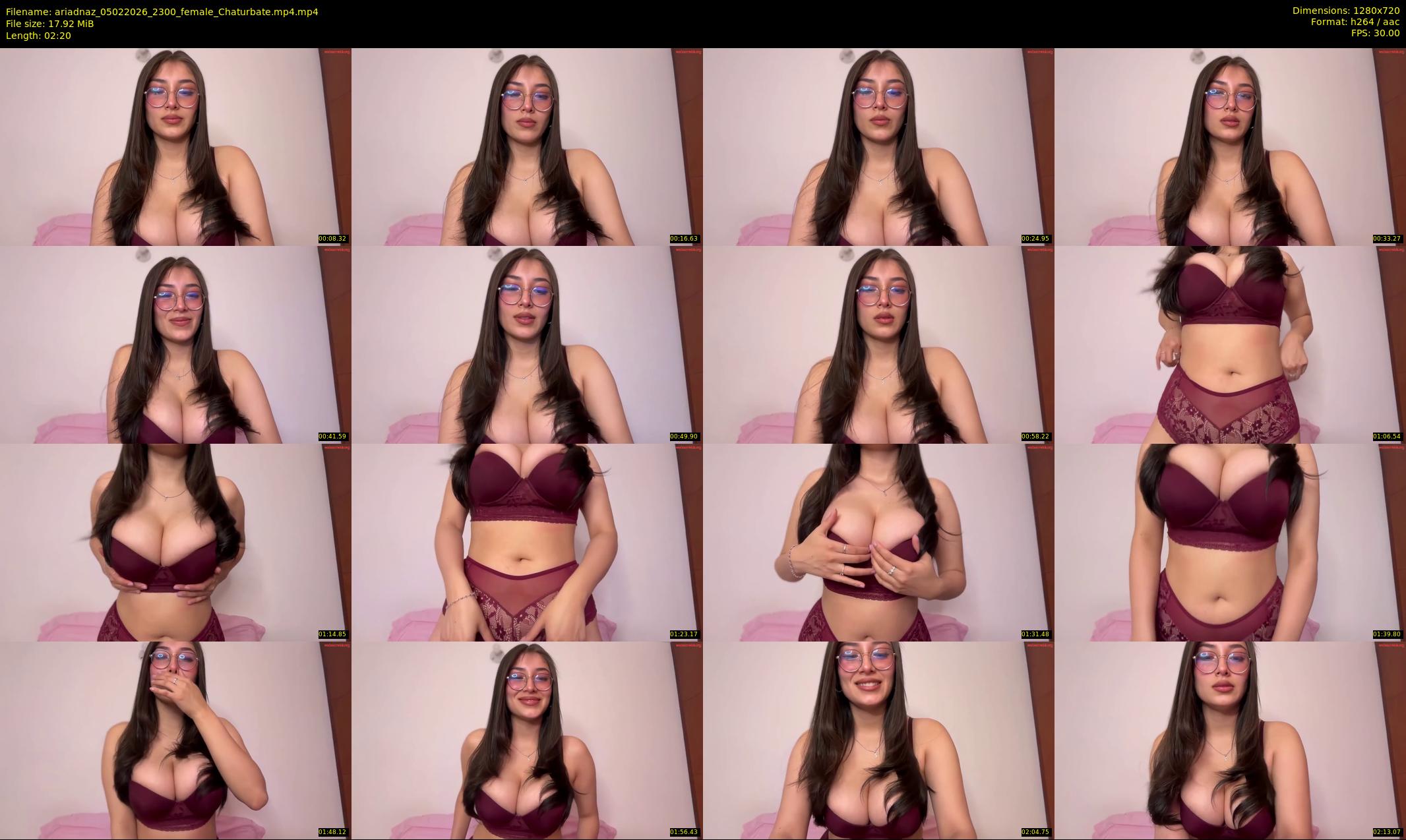 ariadnaz — 3 minute Chaturbate female cam show recording, 720p, Feb 5, 2026