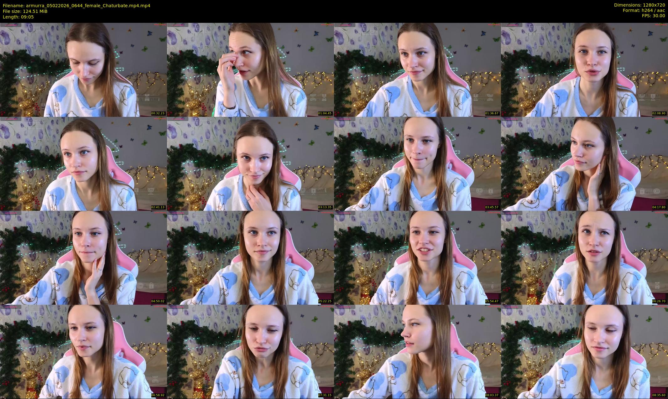 armurra — 10 minute Chaturbate female cam show recording, 720p, Feb 5, 2026