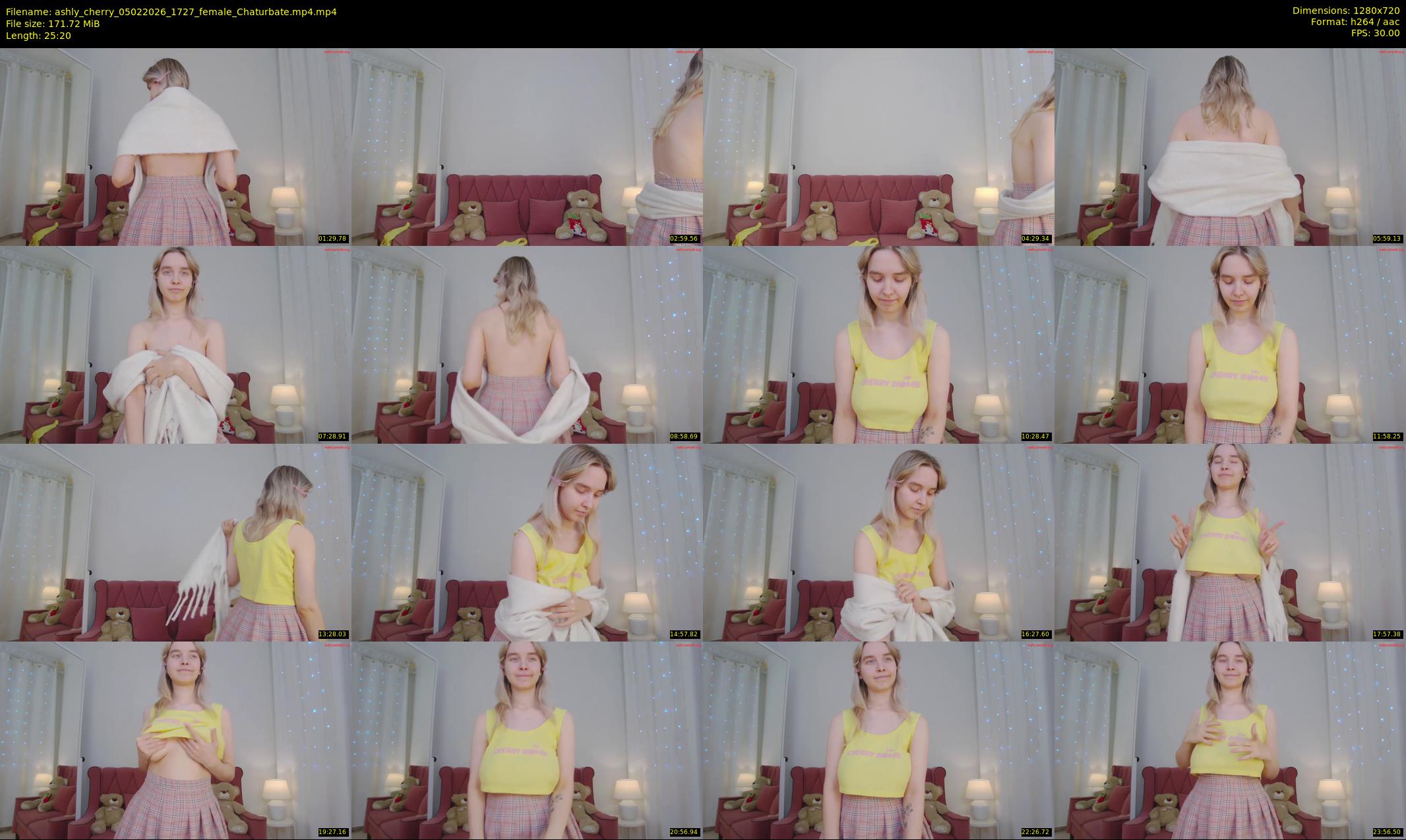 ashly_cherry — 26 minute Chaturbate female cam show recording, 720p, Feb 5, 2026