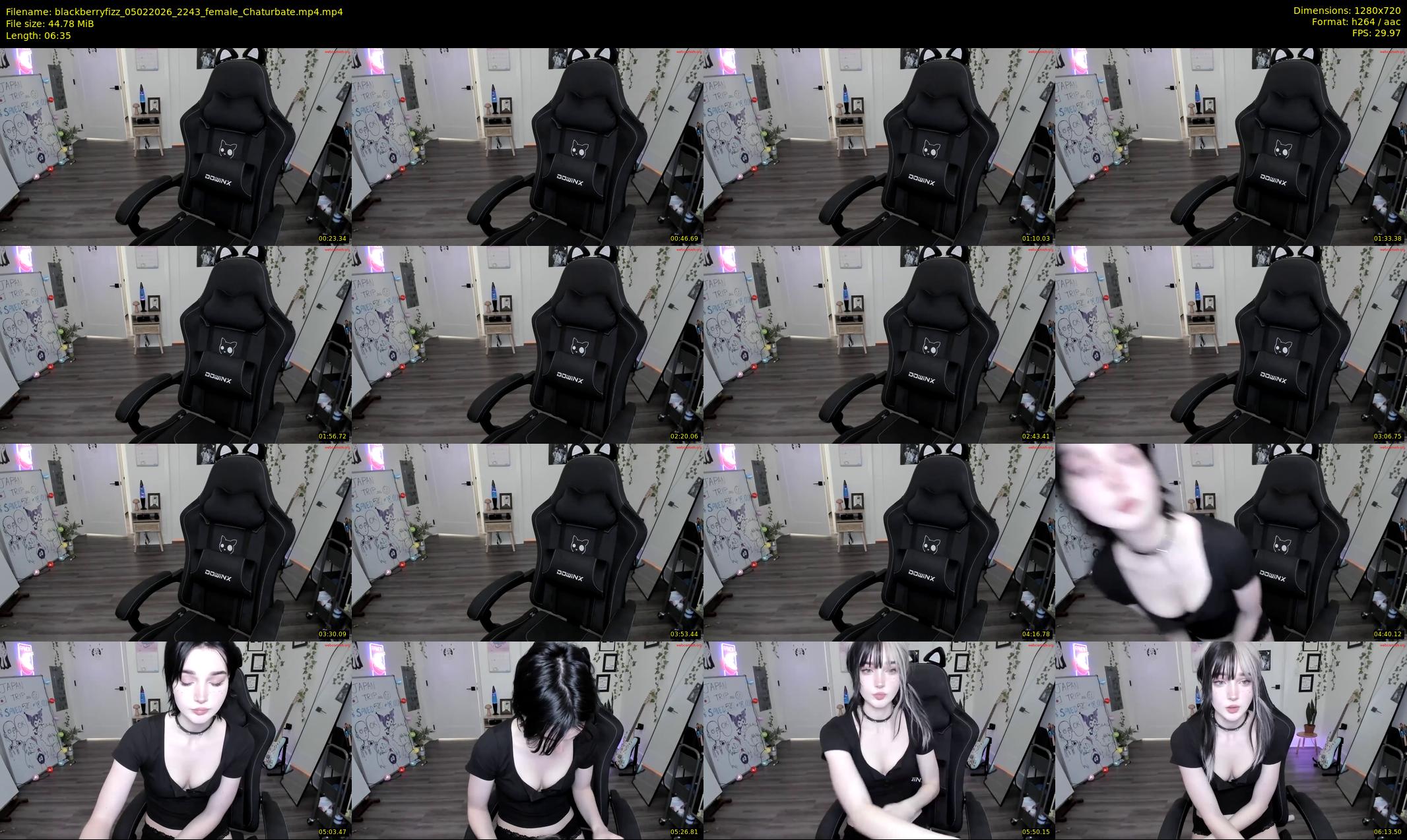 blackberryfizz — 7 minute Chaturbate female cam show recording, 720p, Feb 5, 2026